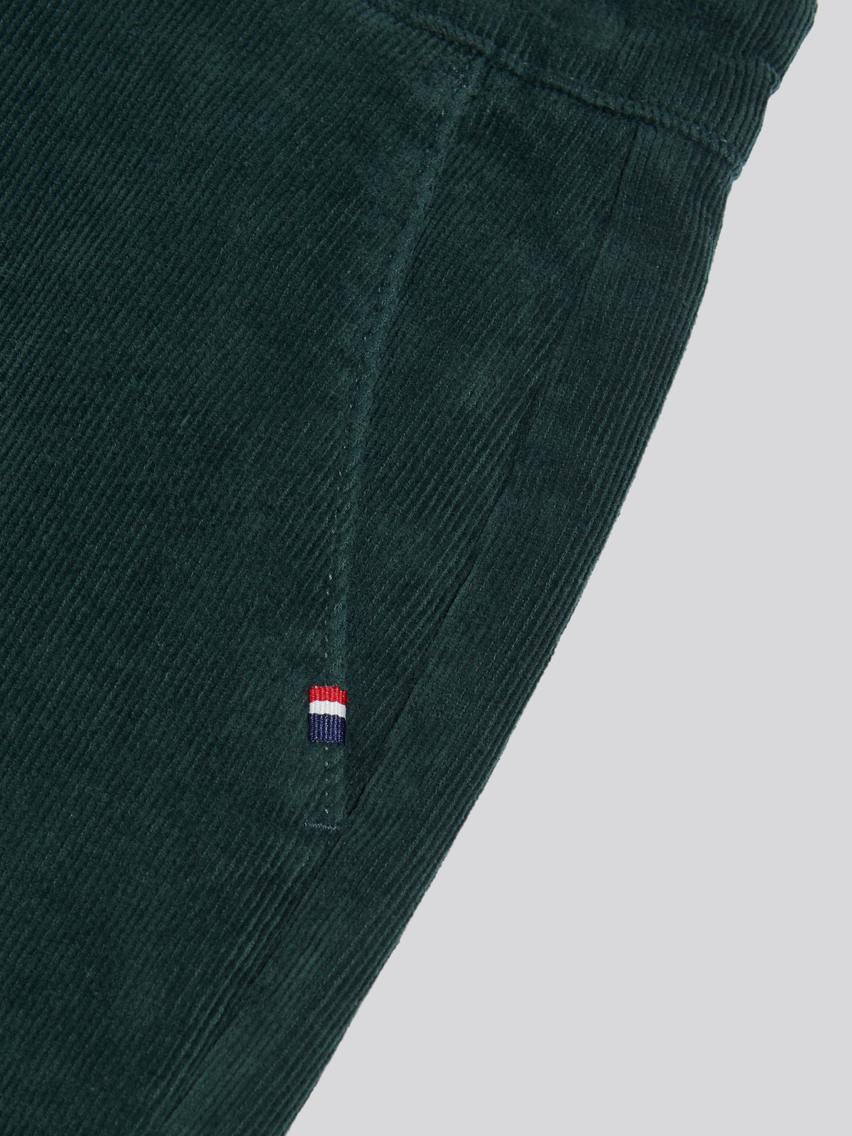 Mens Classic Fit Cord Chinos Green Gables