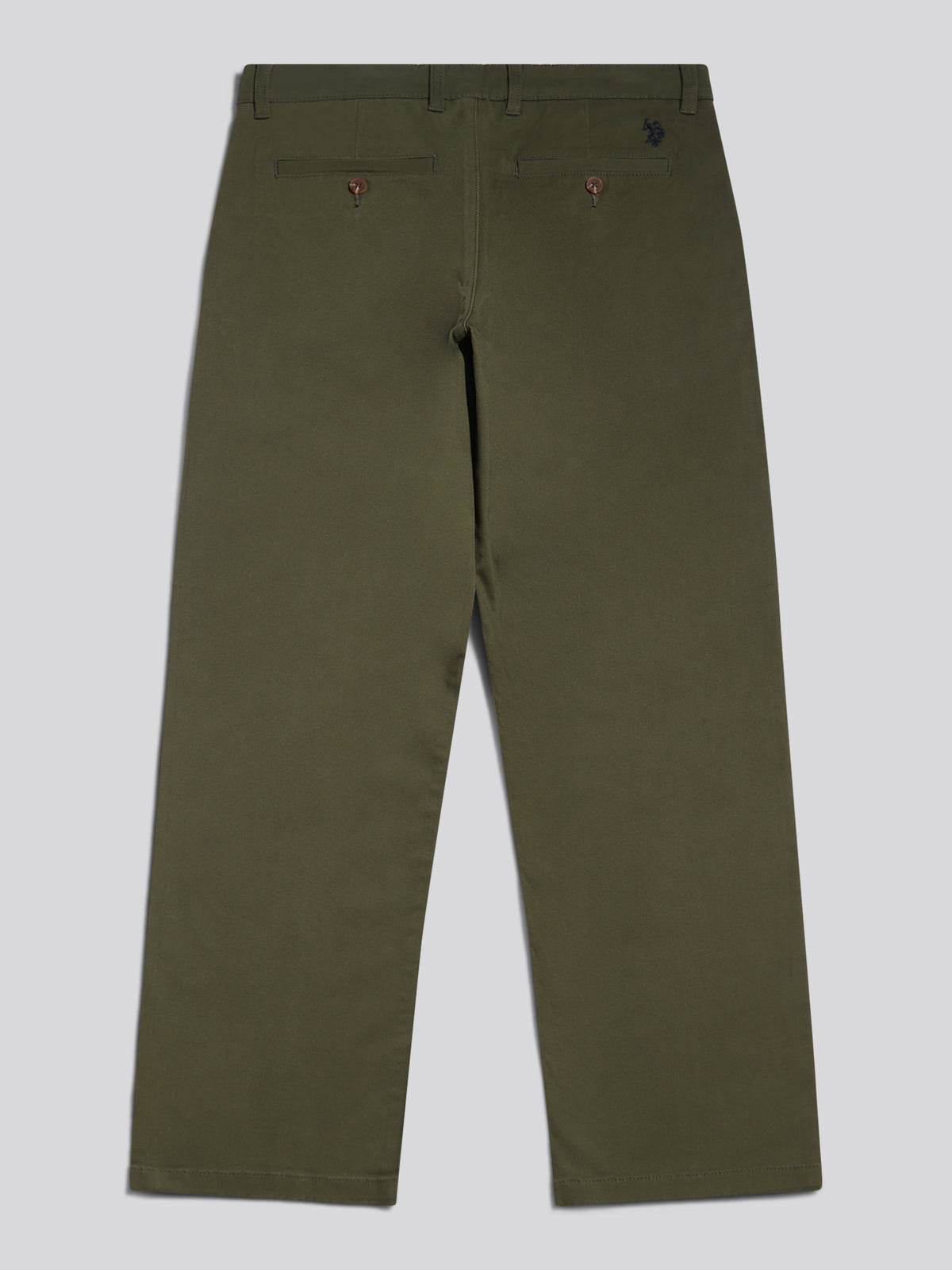 Mens Relaxed Fit Stretch Chinos Forest Night