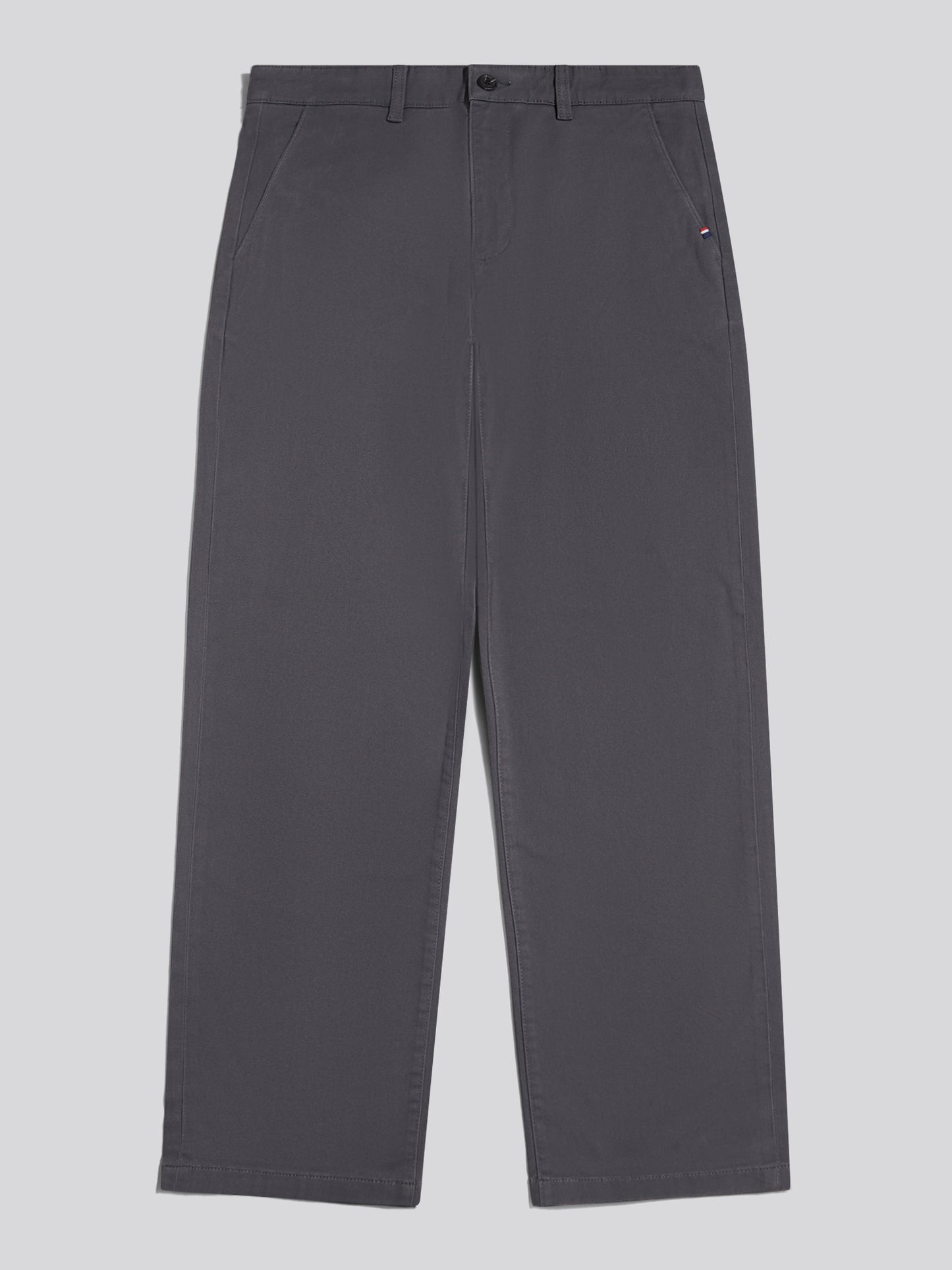 Mens Relaxed Fit Stretch Chinos Ebony
