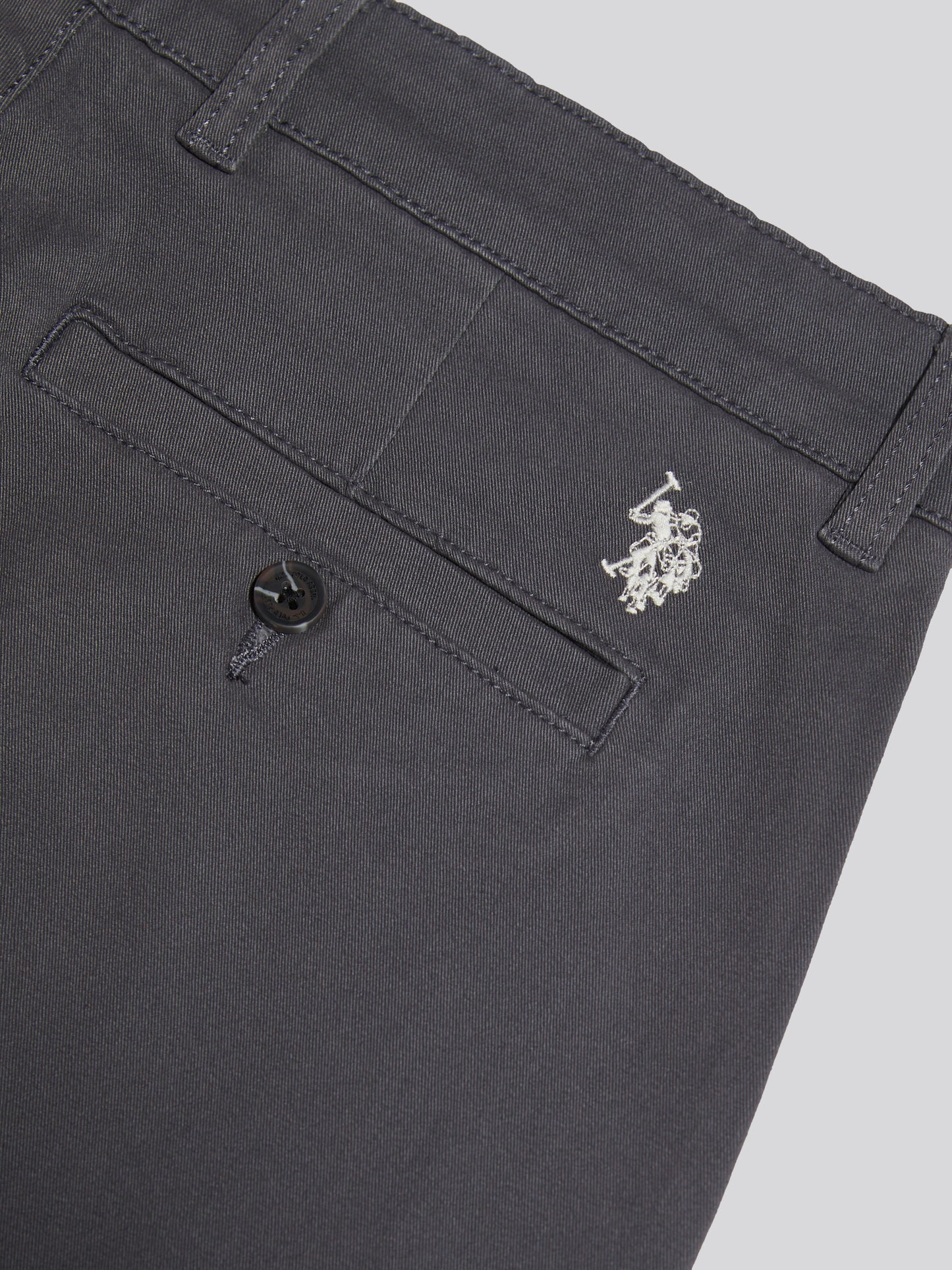 Mens Relaxed Fit Stretch Chinos Ebony