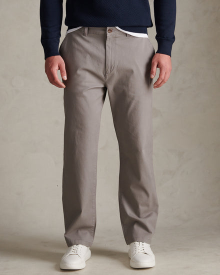 Mens Relaxed Fit Stretch Chinos December Sky