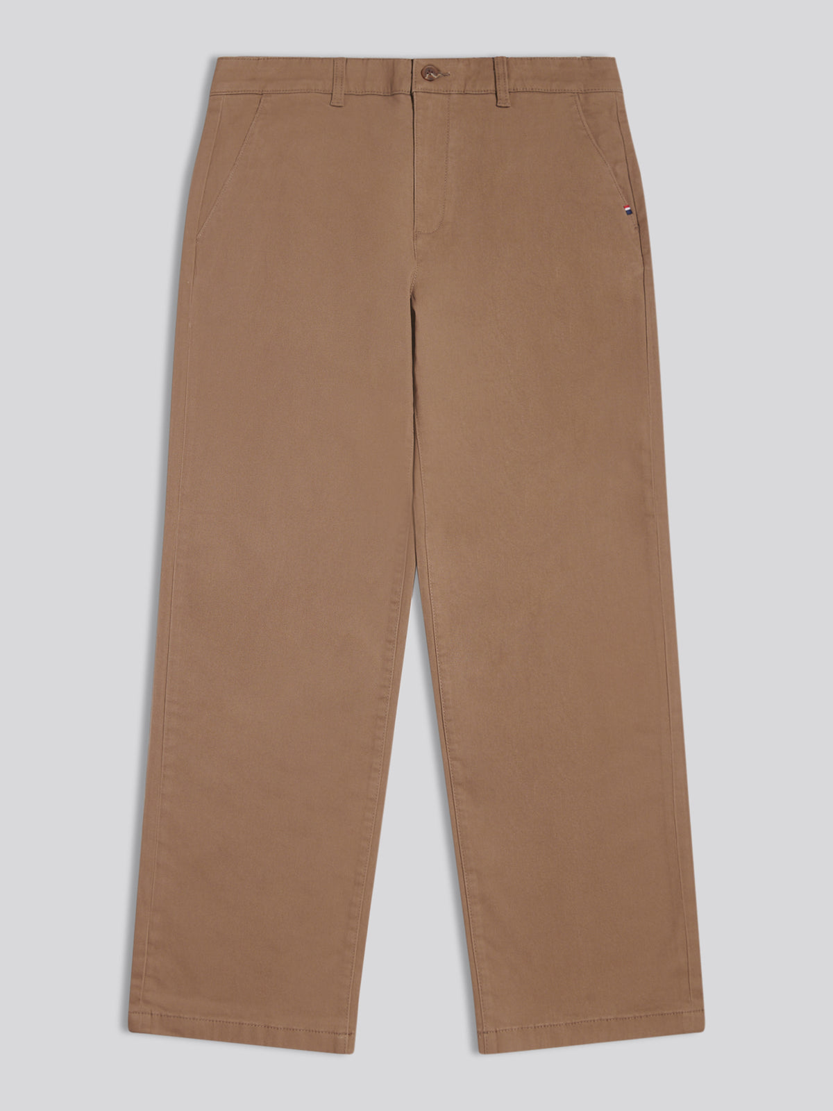 Mens Relaxed Fit Stretch Chinos Shitake