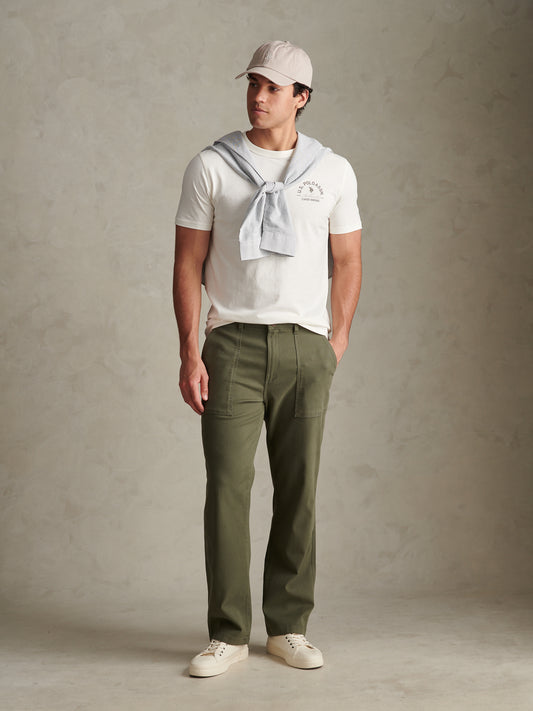 Mens Classic Fit Dobby Chinos Beetle