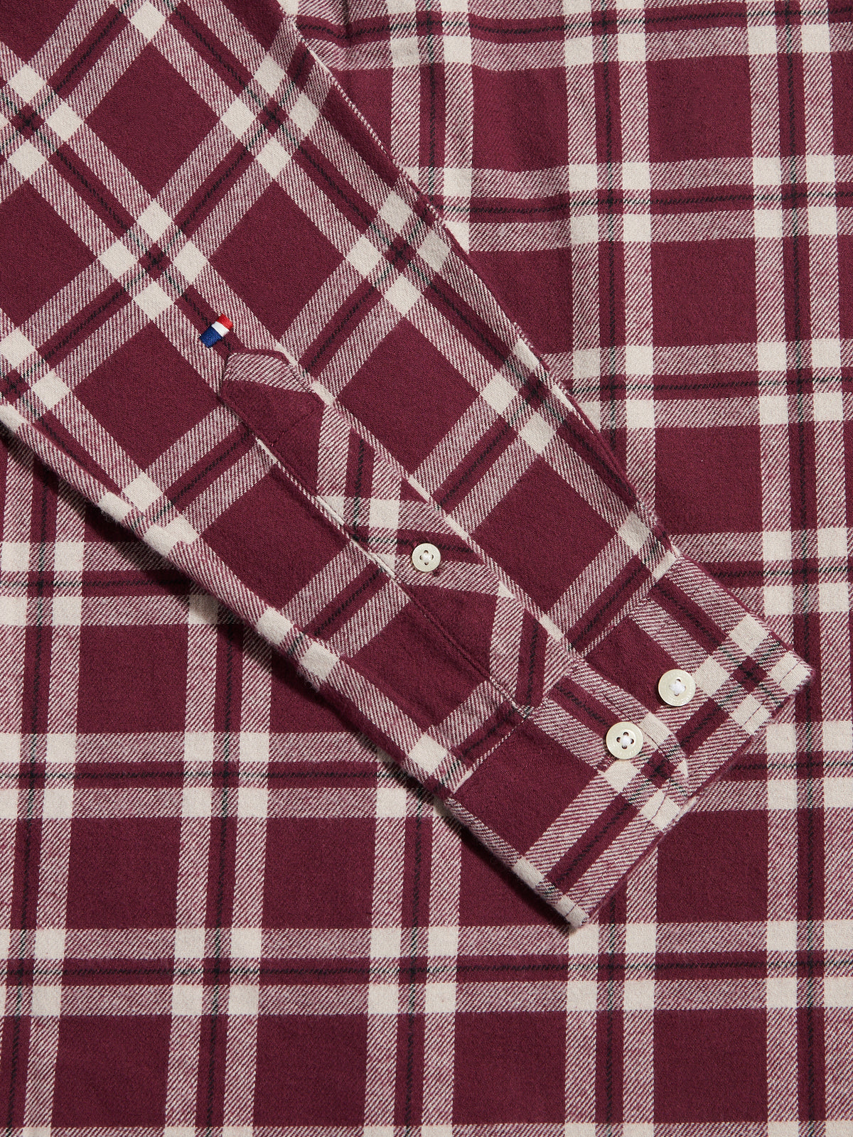 Mens Brushed Check Double Pocket Shirt Fig