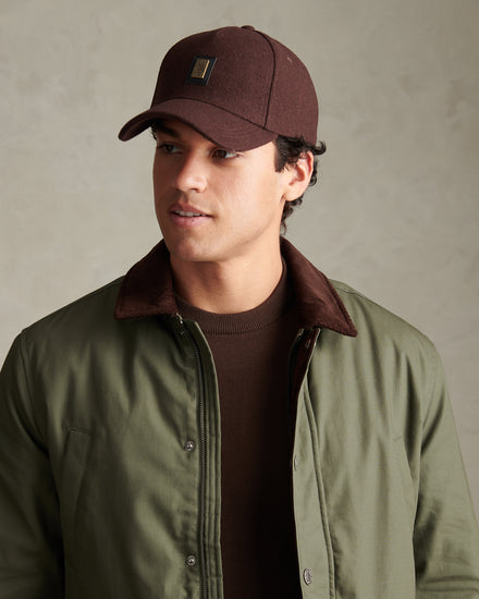 Mens Melton Casual Baseball Cap Bracken