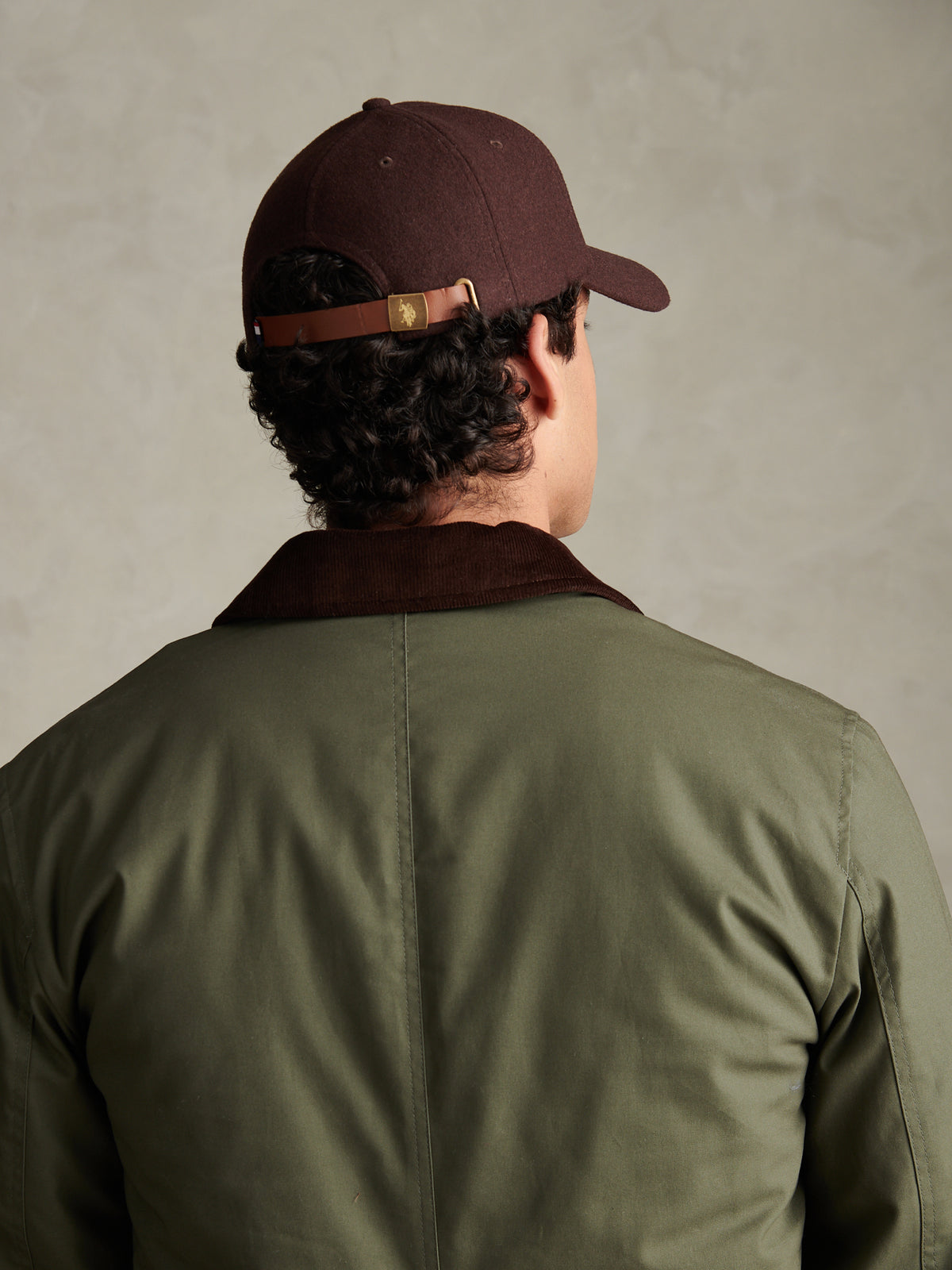 Mens Melton Casual Baseball Cap Bracken