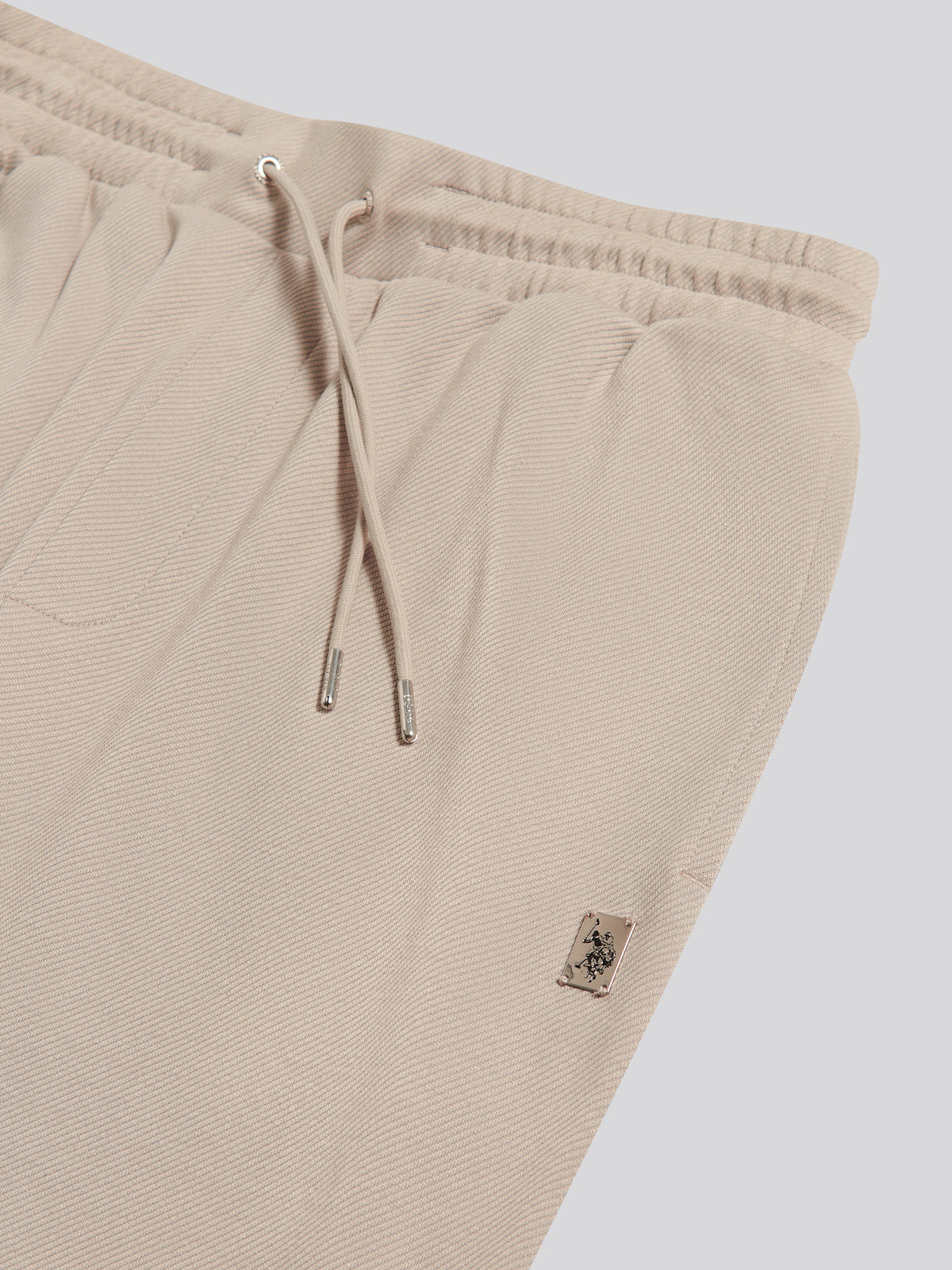 Mens Smart Twill Joggers Beige