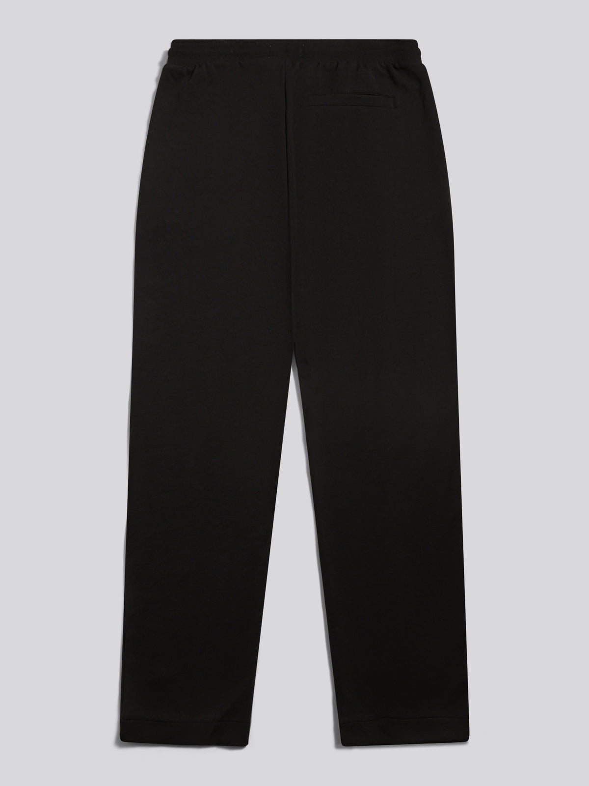 Mens Interlock Pintuck Joggers Black