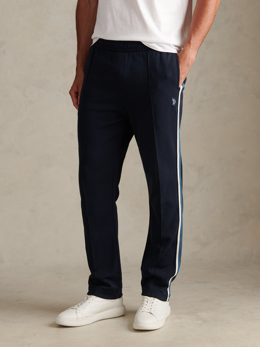 Taped Pleated Track Suit Jogger Dark Sapphire Navy / Moonlight Blue DHM
