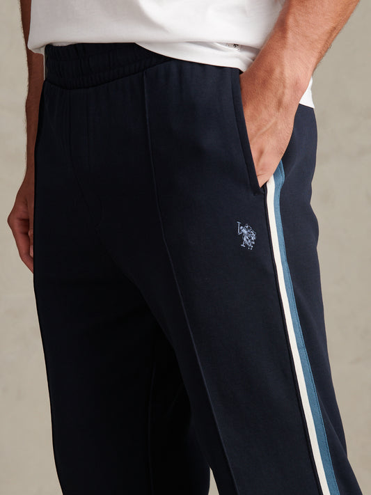 Taped Pleated Track Suit Jogger Dark Sapphire Navy / Moonlight Blue DHM