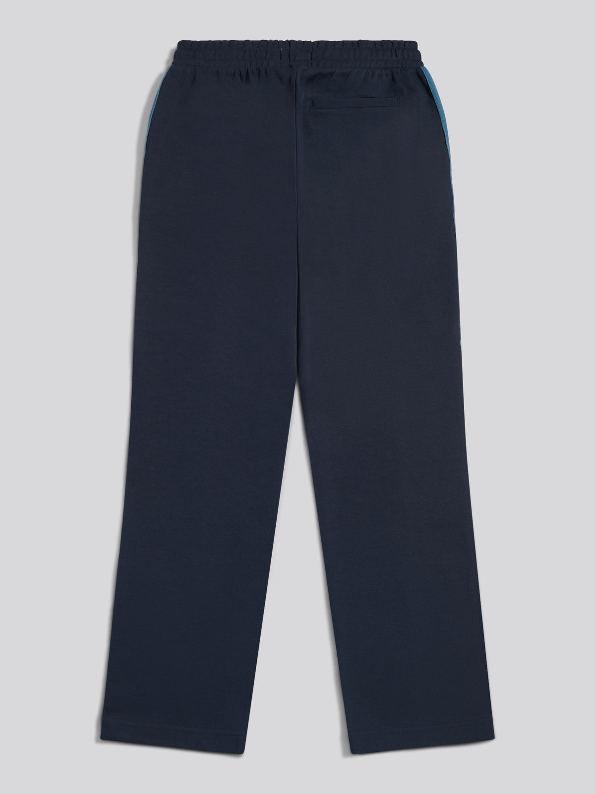 Mens Taped Pleated Tracksuit Joggers Dark Sapphire Navy / Moonlight Blue DHM