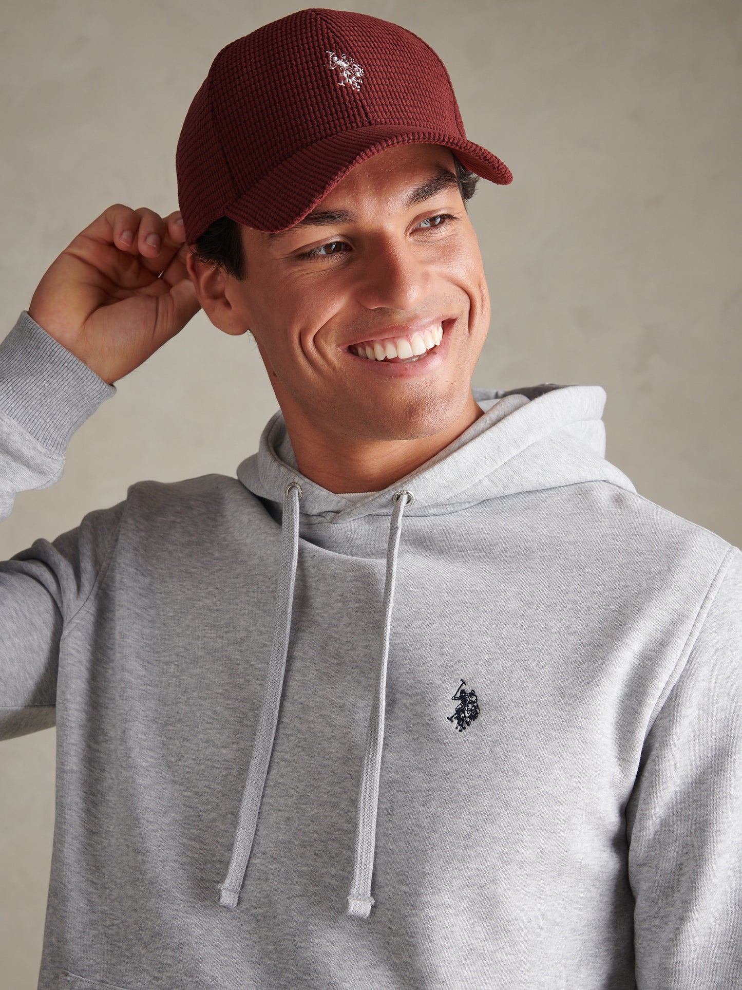 Mens Corduroy Baseball Cap Fig