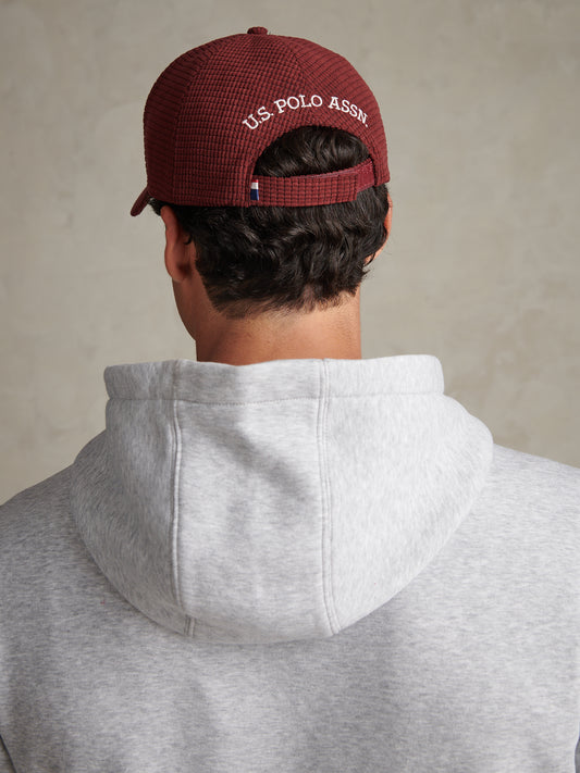 Mens Corduroy Baseball Cap Fig