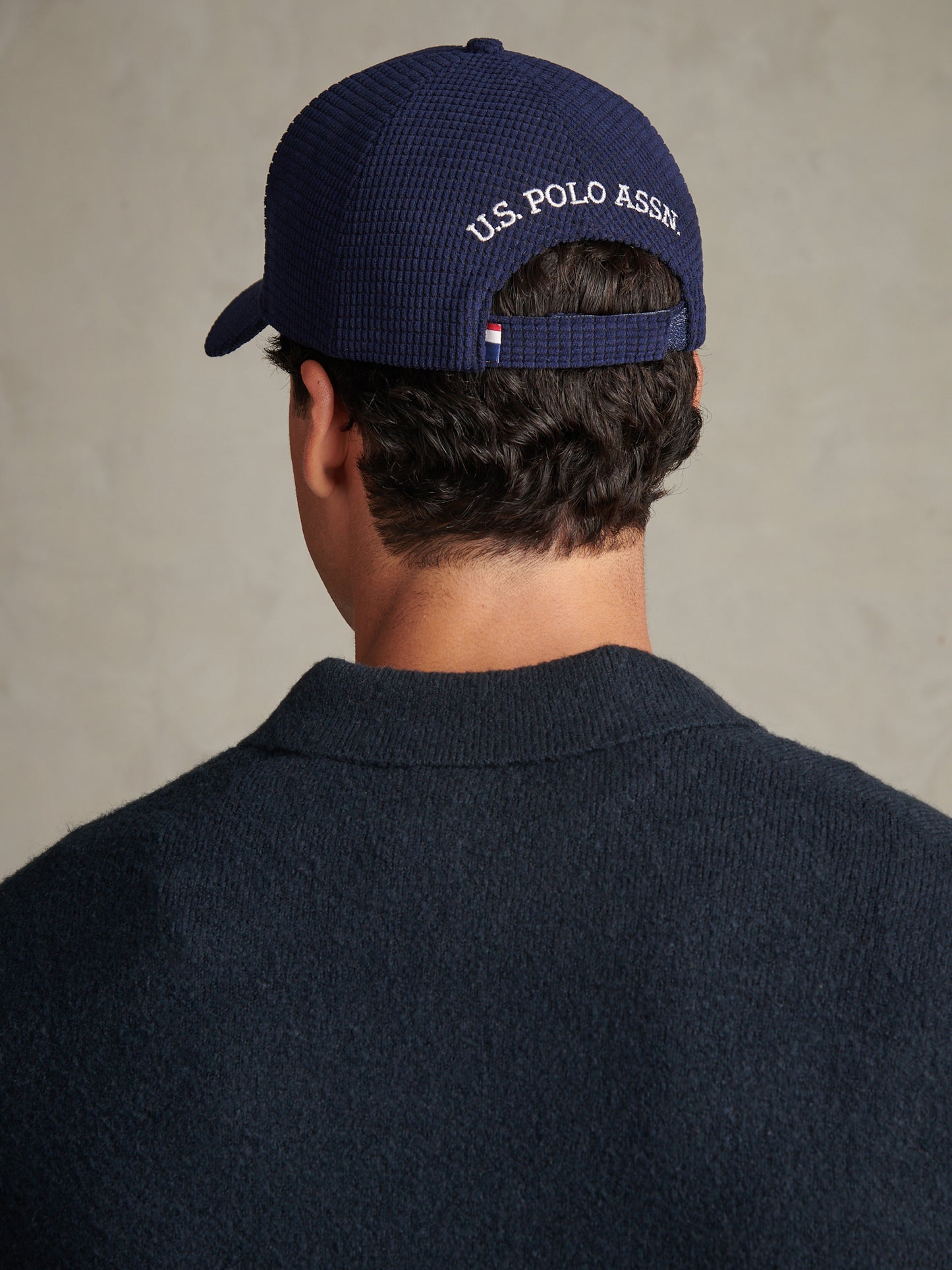 Mens Corduroy Baseball Cap Dark Sapphire Navy