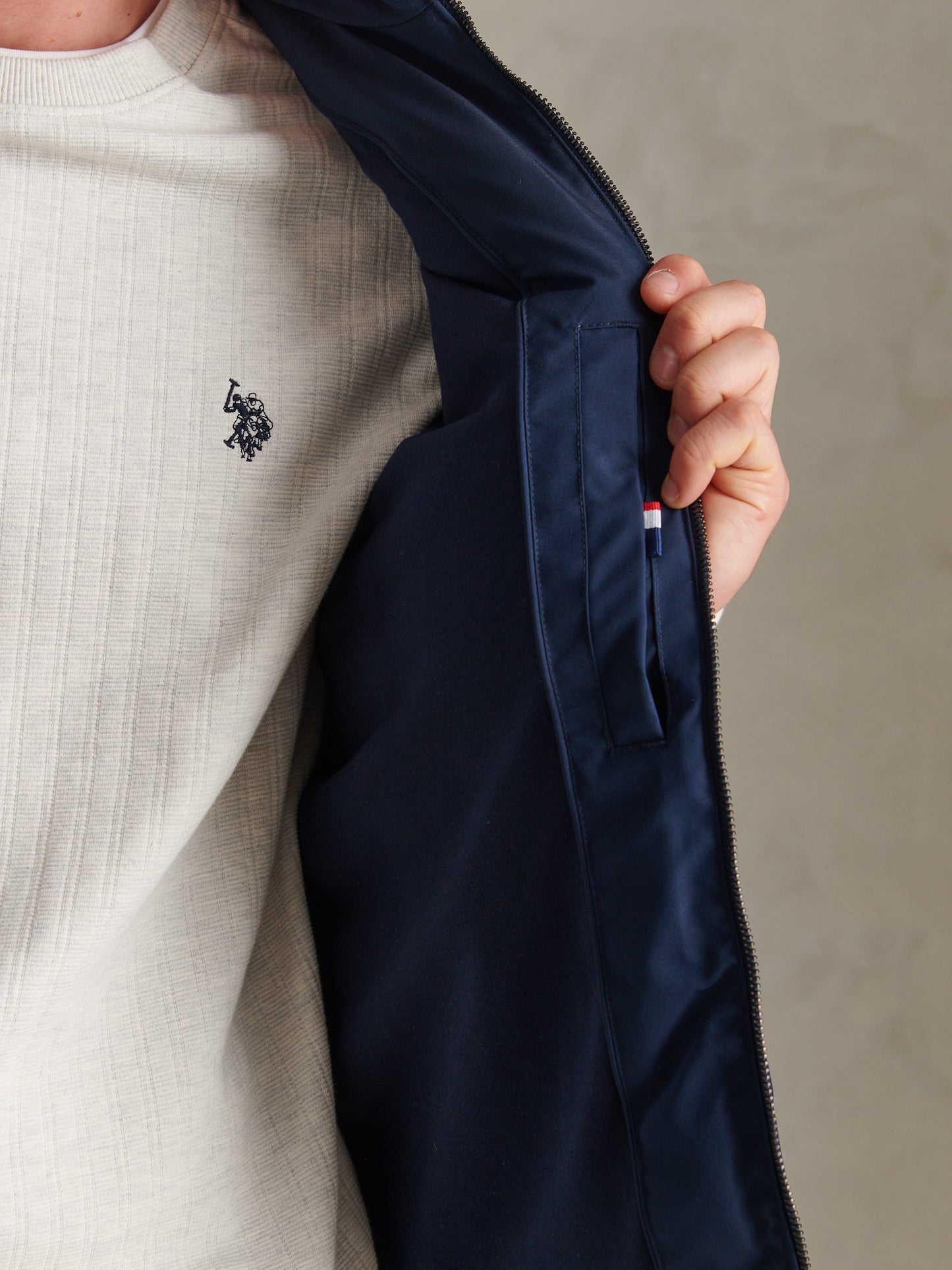Mens Heavyweight Wide Baffle Gilet Dark Sapphire Navy / Moonlight Blue DHM