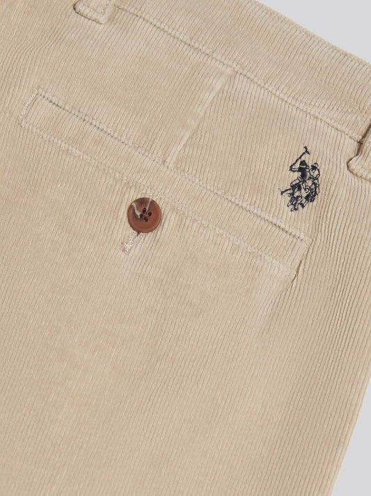 Mens Relaxed Stretch Corduroy Chinos Trench Coat