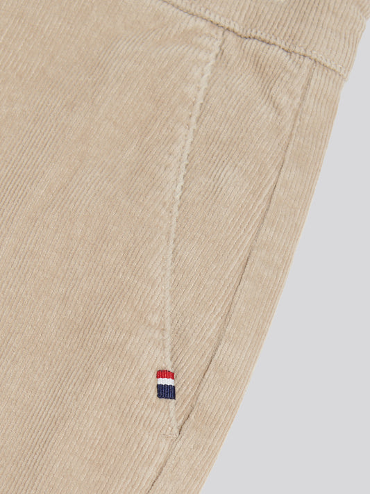 Mens Relaxed Stretch Corduroy Chinos Trench Coat