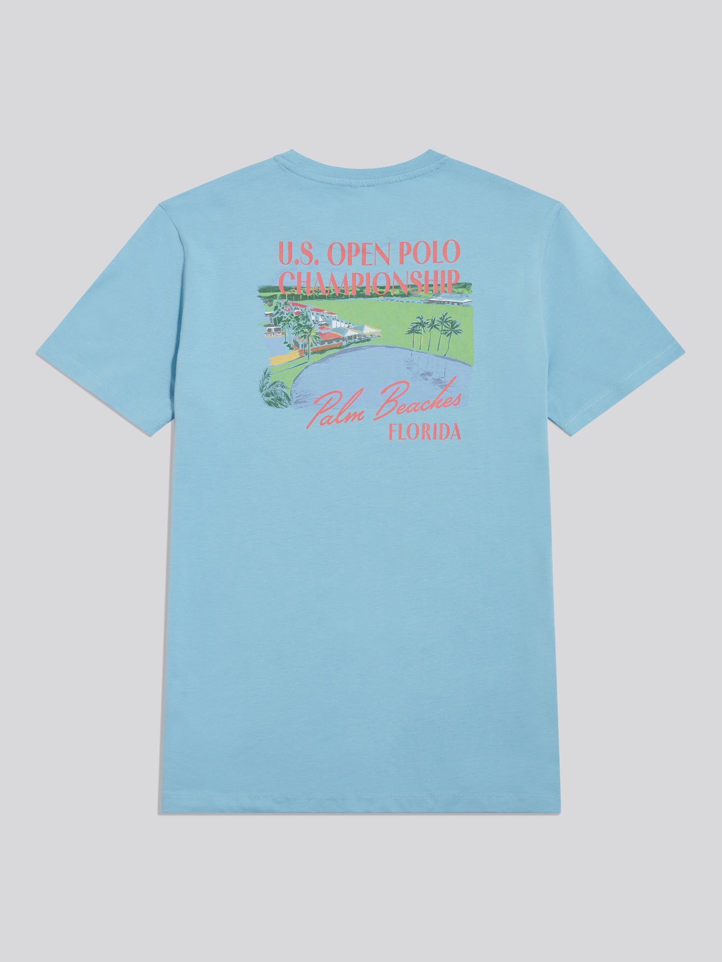 USPA Palm beach T-Shirt Air Blue