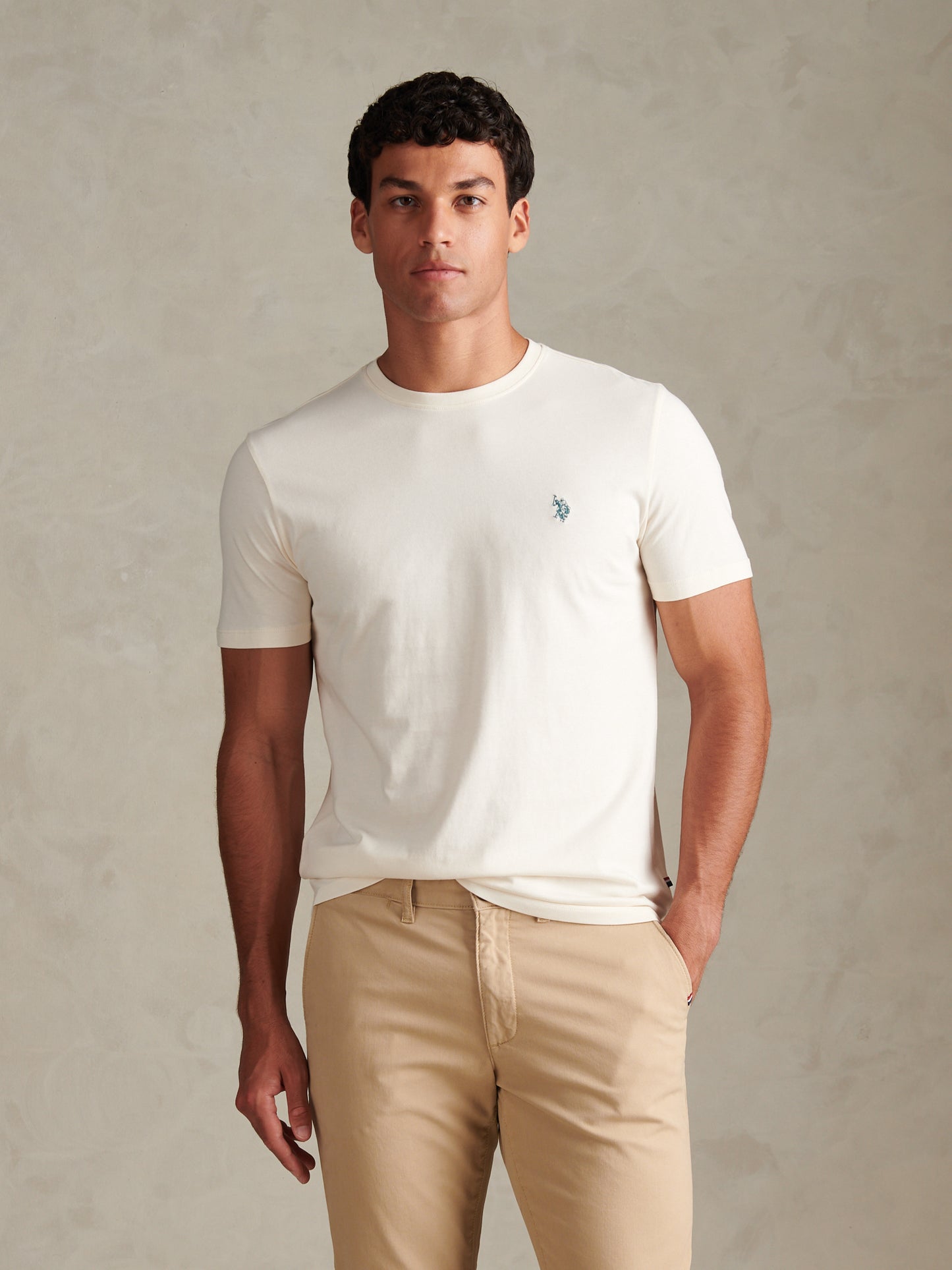 Mens U.S. Open Polo Championship Graphic T-Shirt Whisper White
