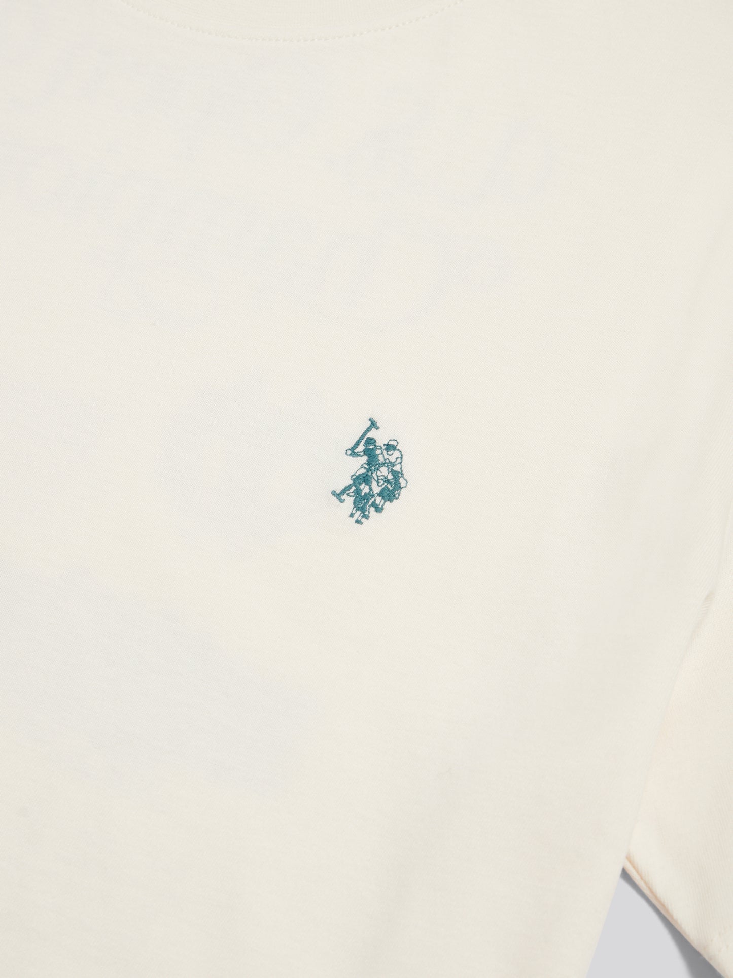 USPA Open Polo T-Shirt Whisper White
