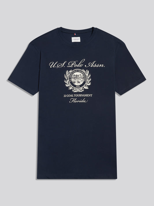 USPA Collegiate Goal T-shirt Dark Sapphire Navy