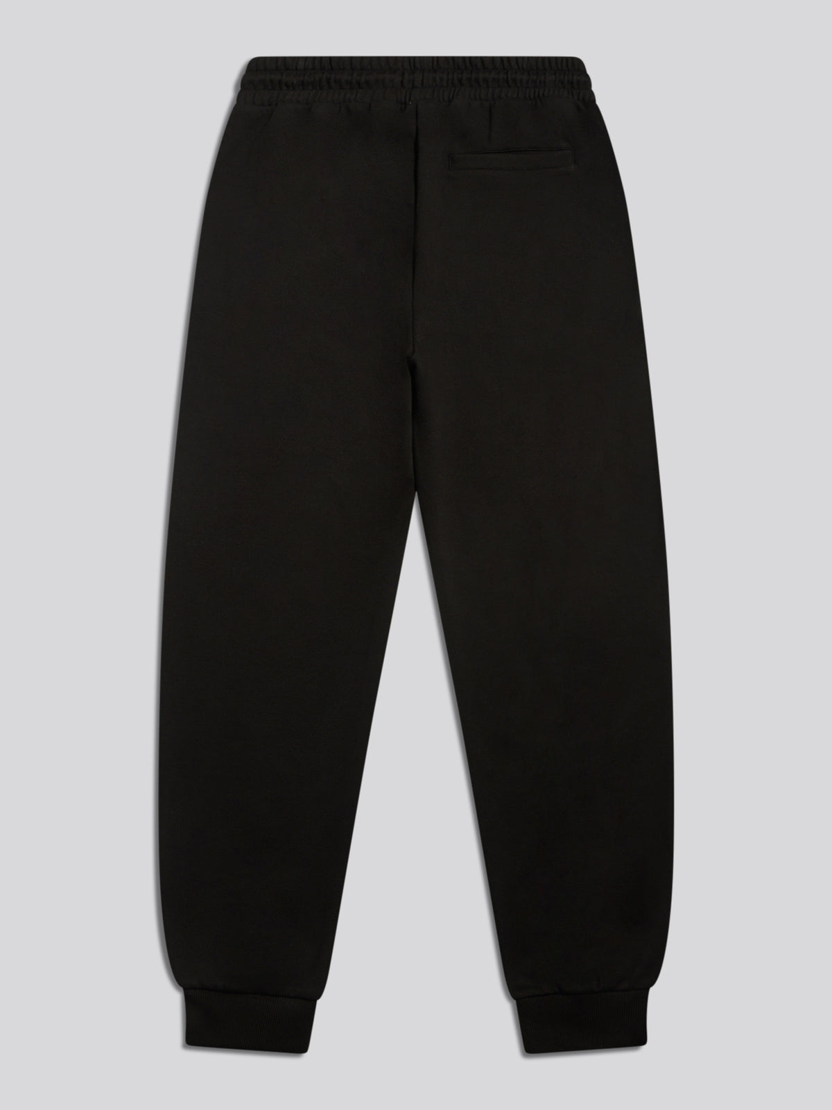 Mens Smart Twill Joggers Black / Haute Red DHM