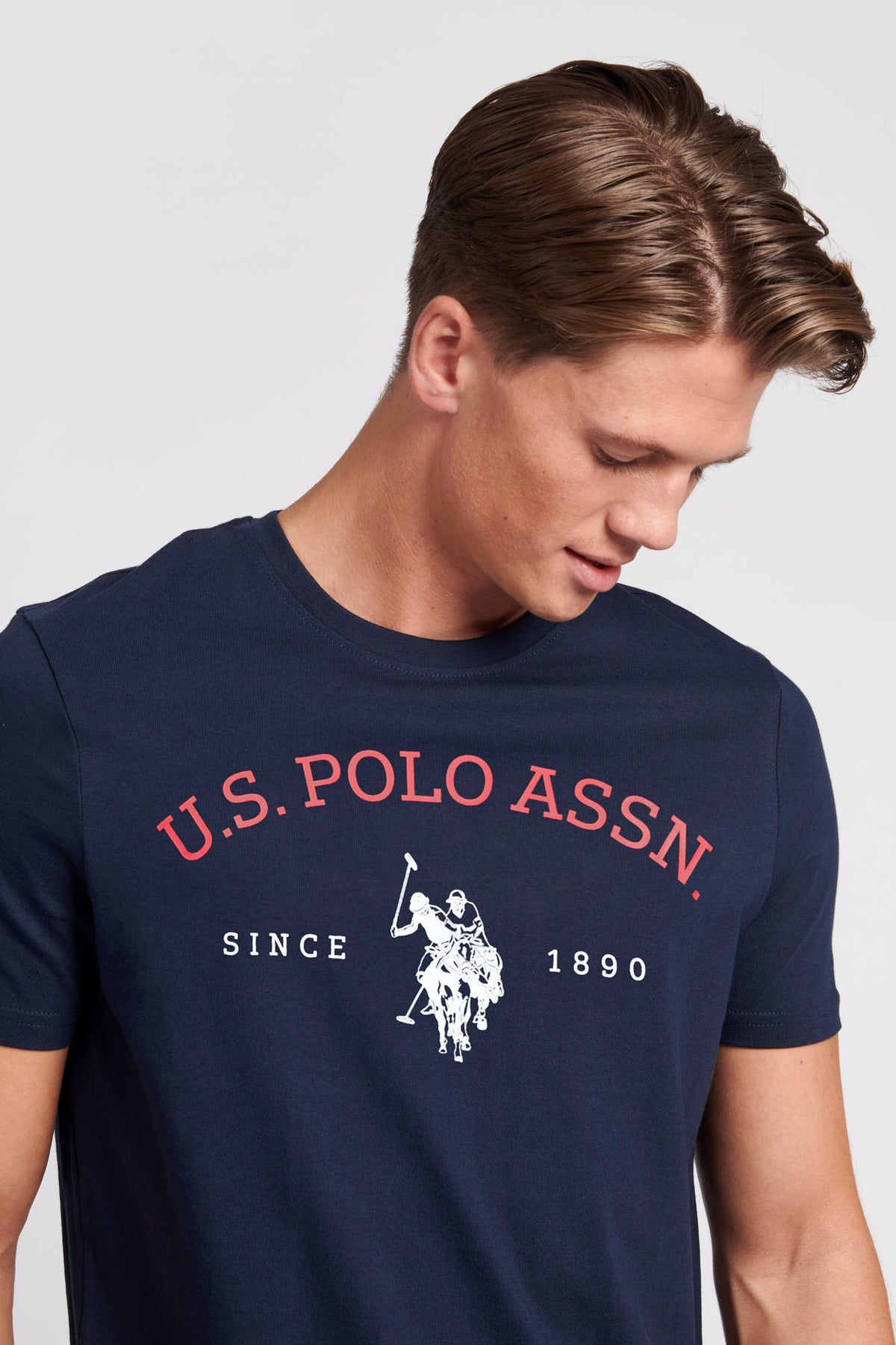 Mens Graphic T-Shirt in Navy Blue
