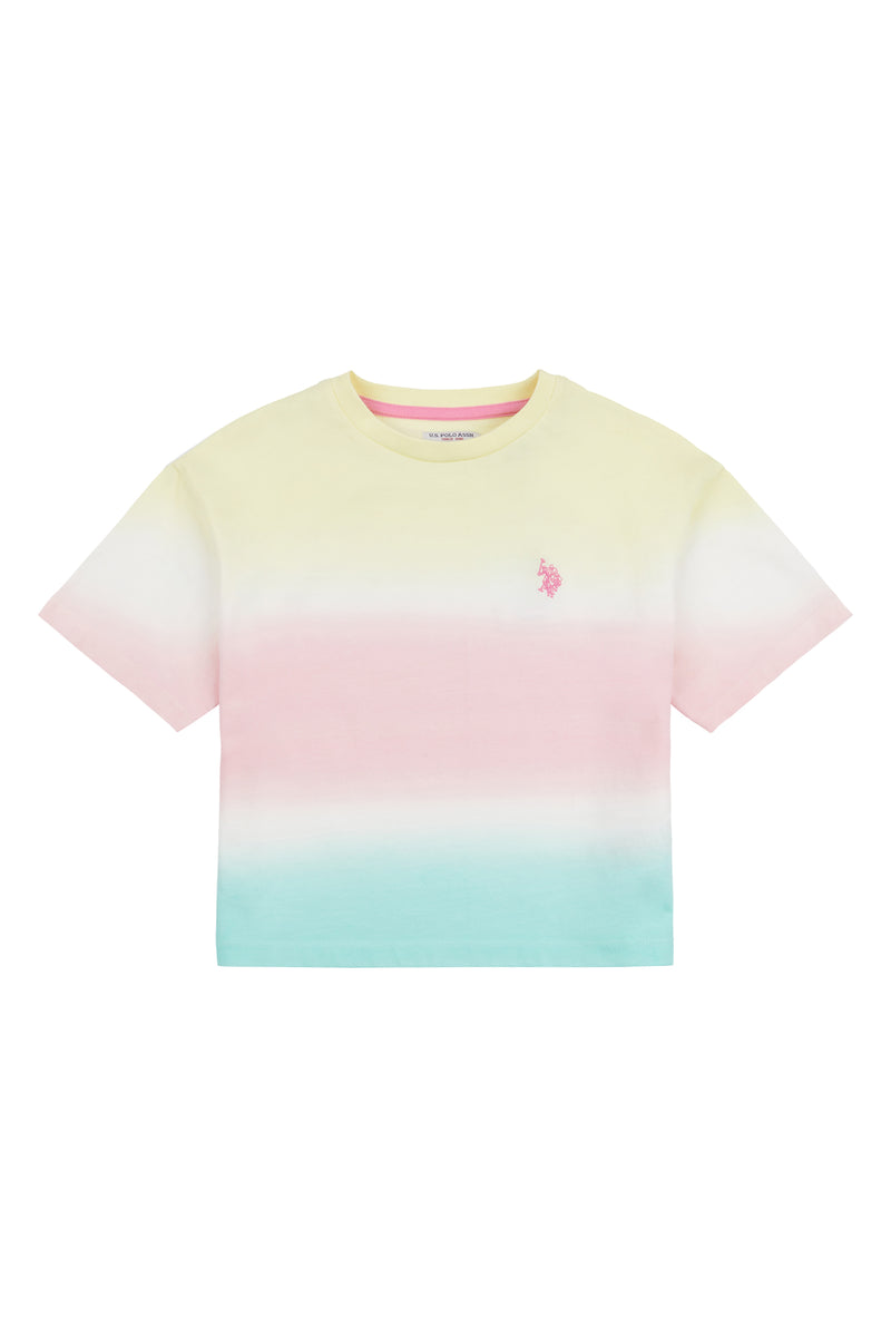 Girls Ombre T-Shirt in Pink Cosmos