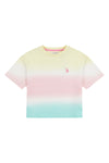 Girls Ombre T-Shirt in Pink Cosmos