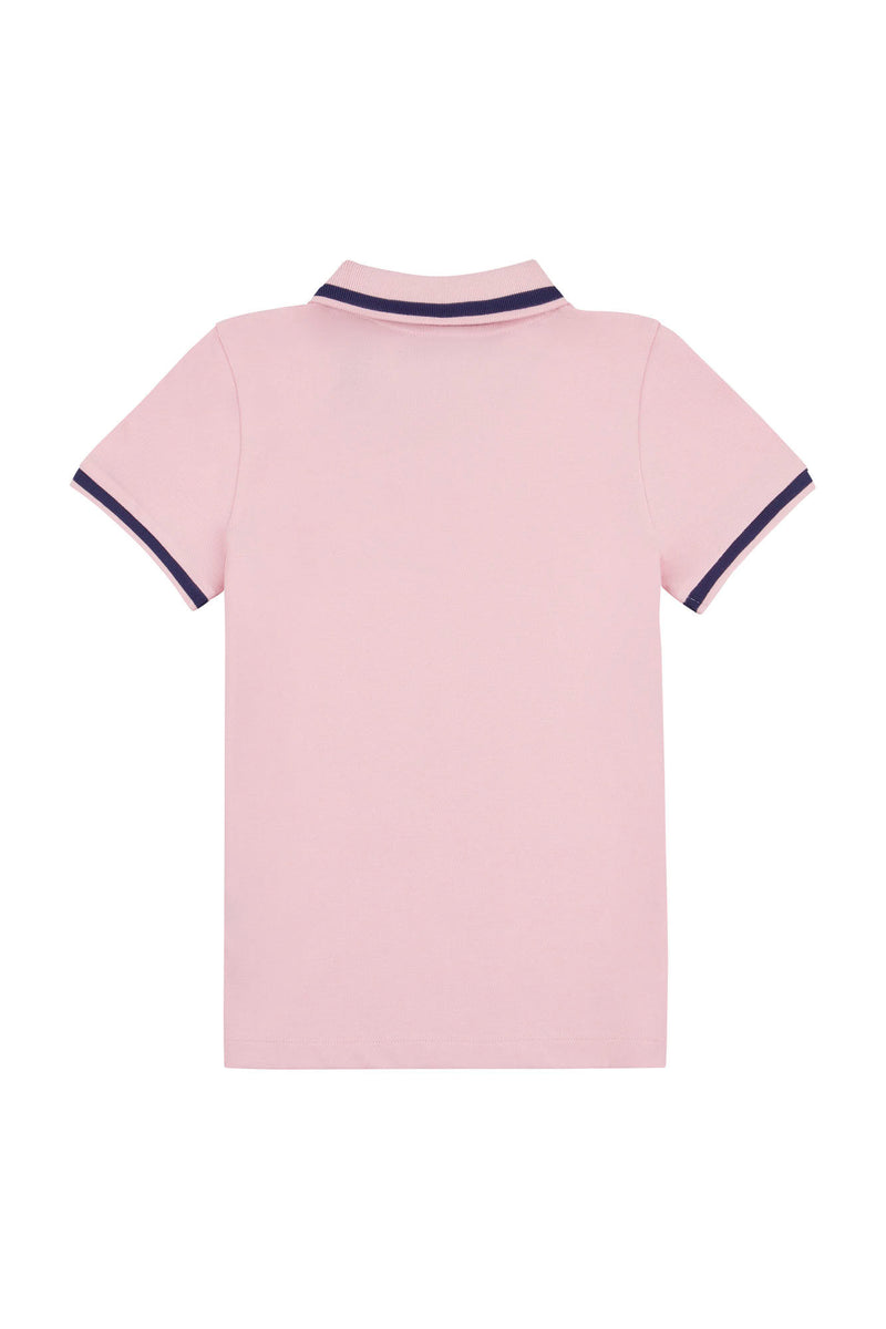 Girls Polo Shirt in Romance Rose