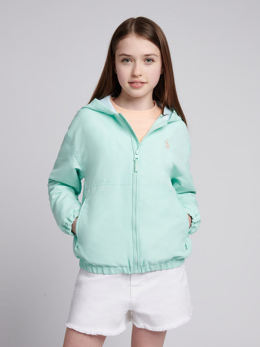 Girls Windbreaker in Blue Light