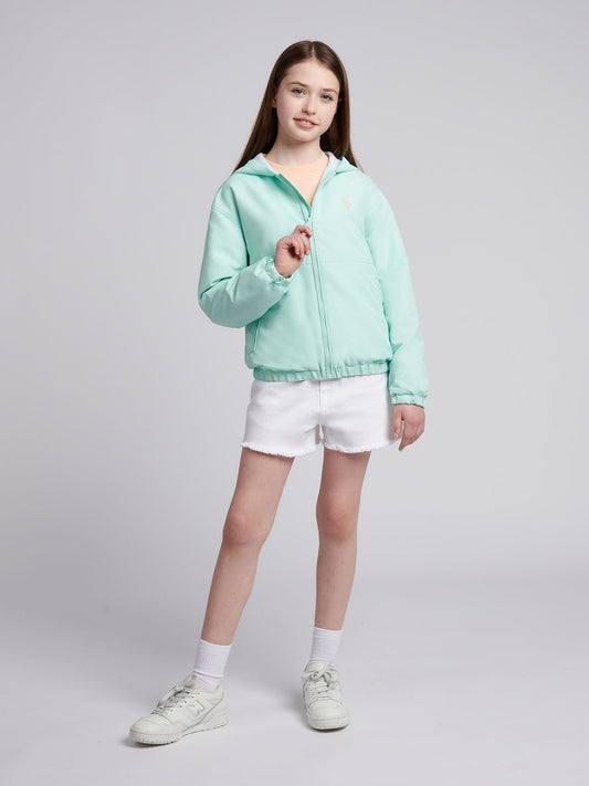 Girls Windbreaker in Blue Light