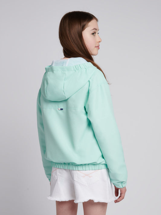 Girls Windbreaker in Blue Light