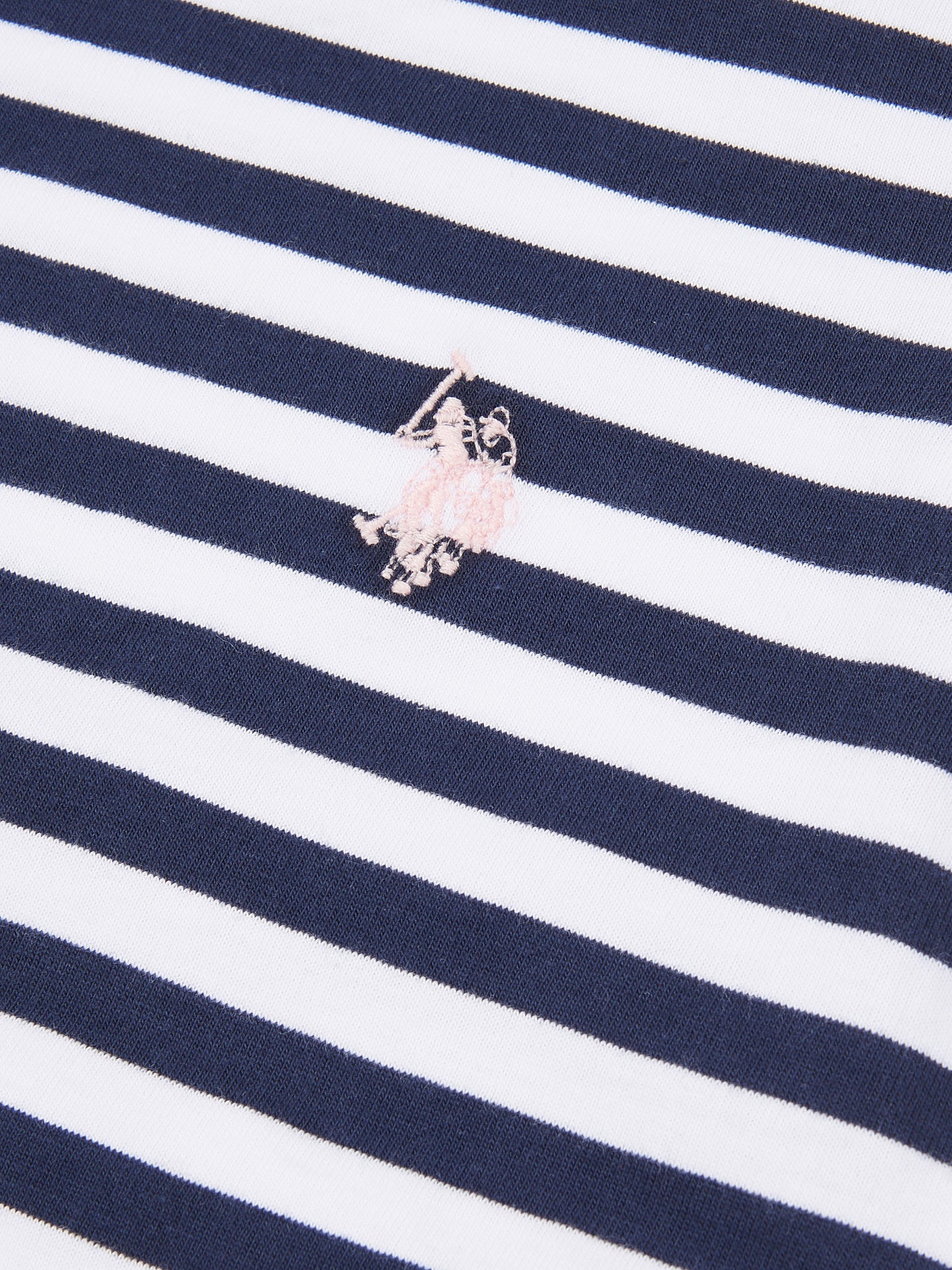 Girls Double Horsemen Mixed 2 Pack Cap Sleeve Tees in Navy Iris