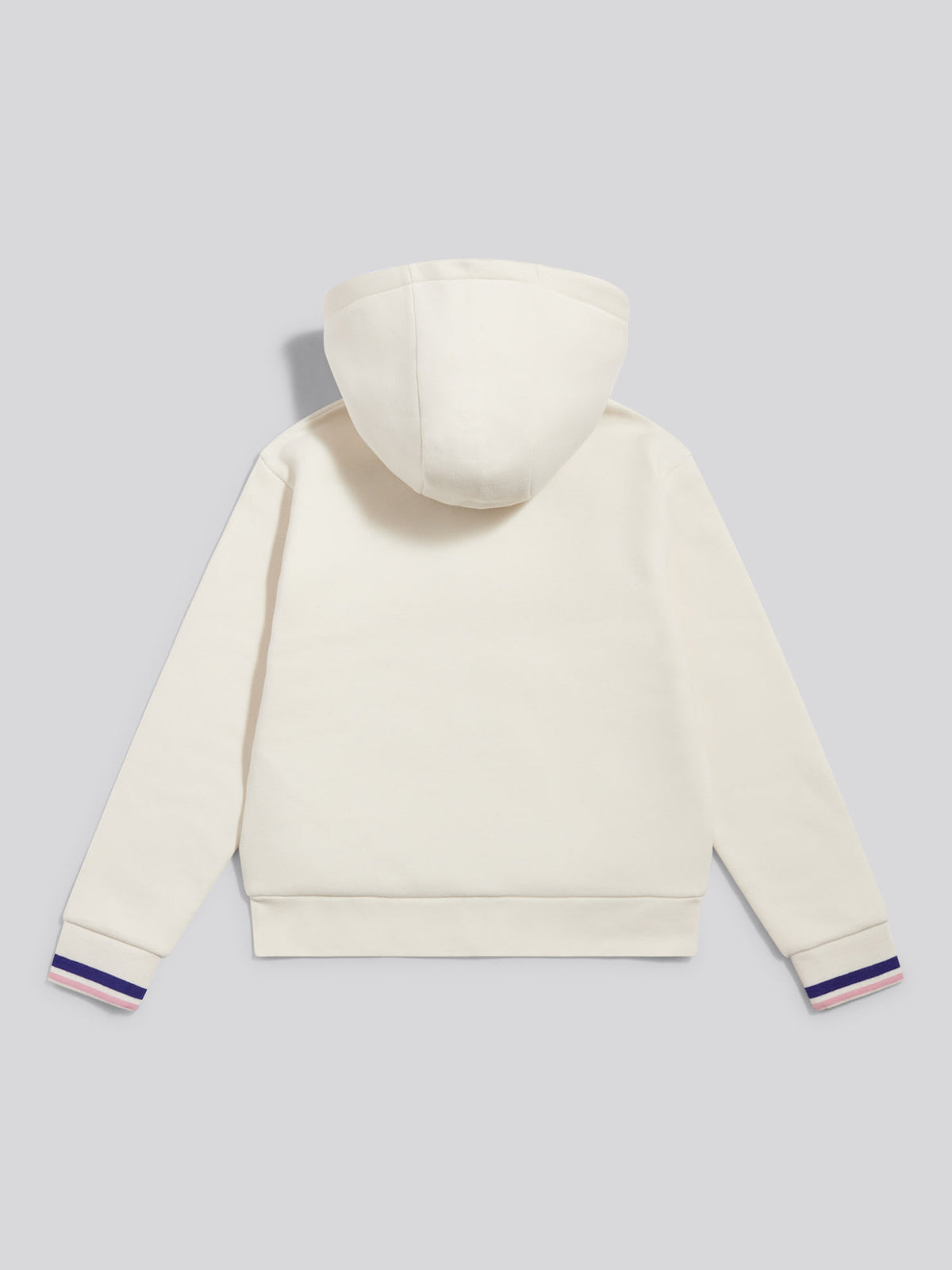 Girls Double Horsemen Zip-Through Hoodie Marshmallow