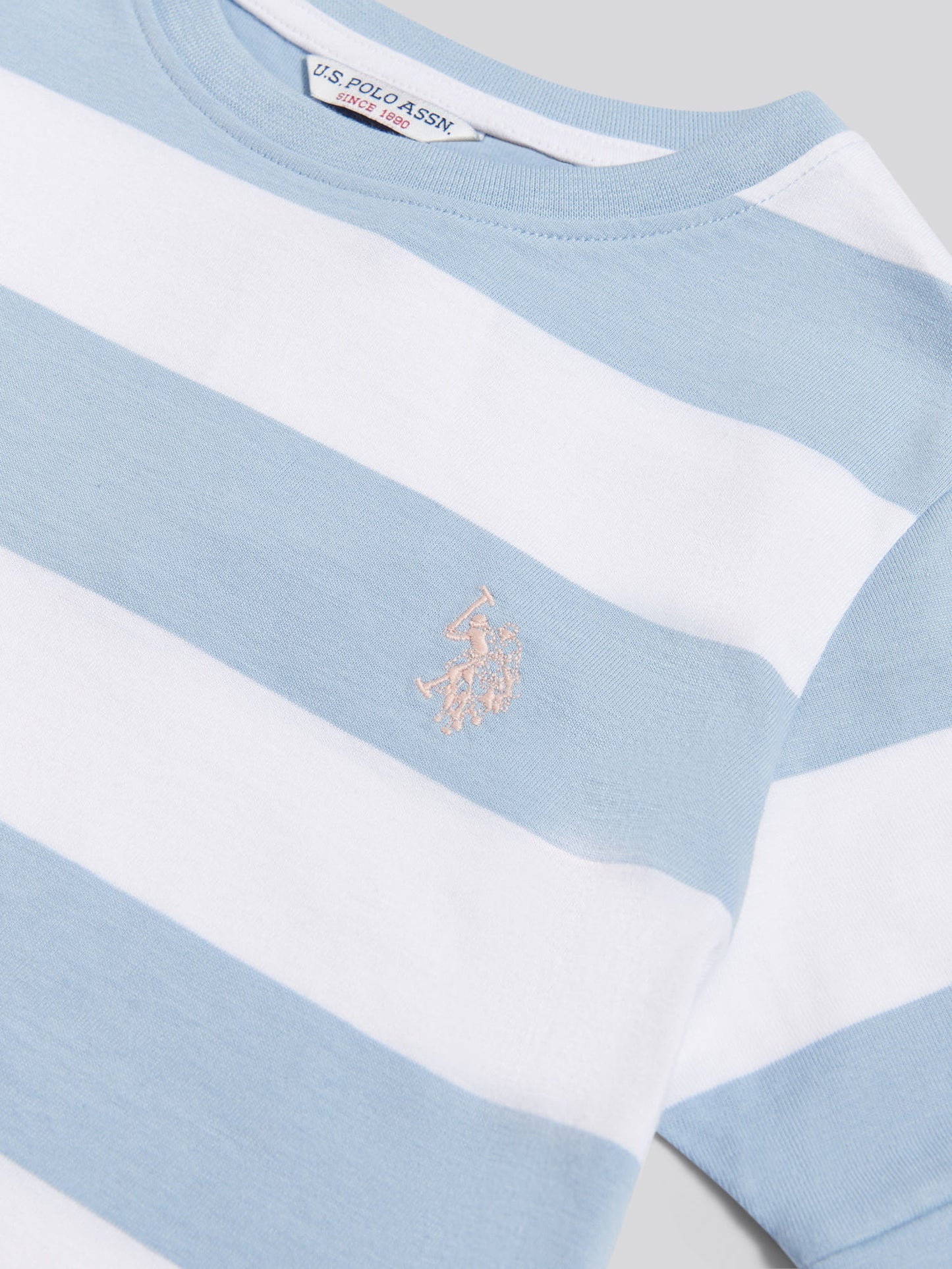 Girls Stripe Logo T-Shirt Open Air