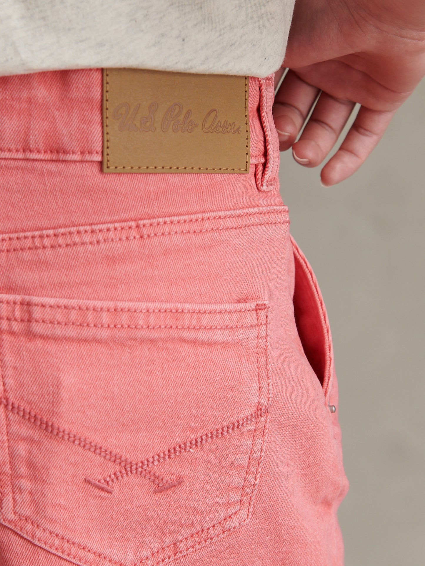 Girls Pleat Detail Denim Shorts Bubblegum