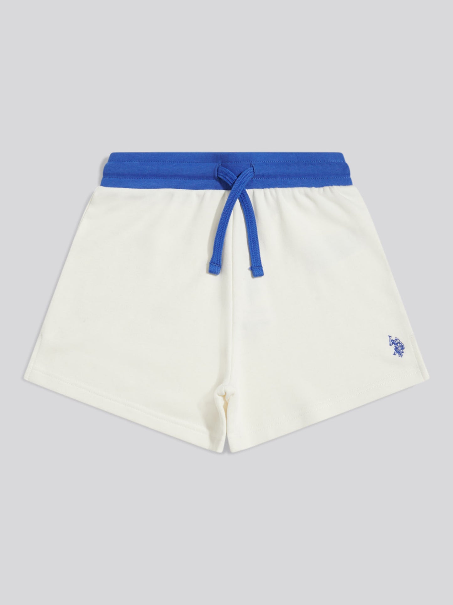 Girls Colour Block Sweat Shorts Marshmallow