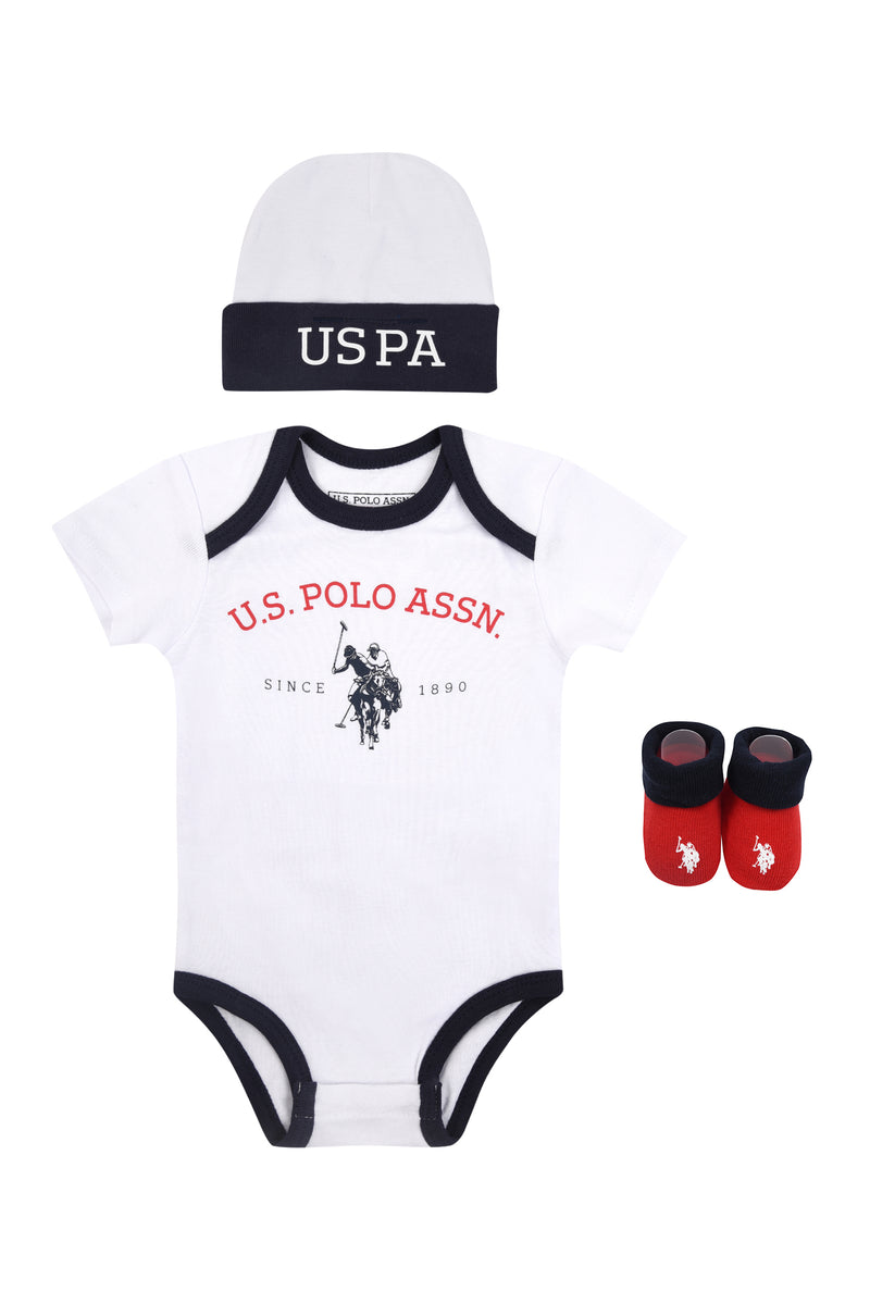 Baby 3 Piece Gifting Set in Bright White