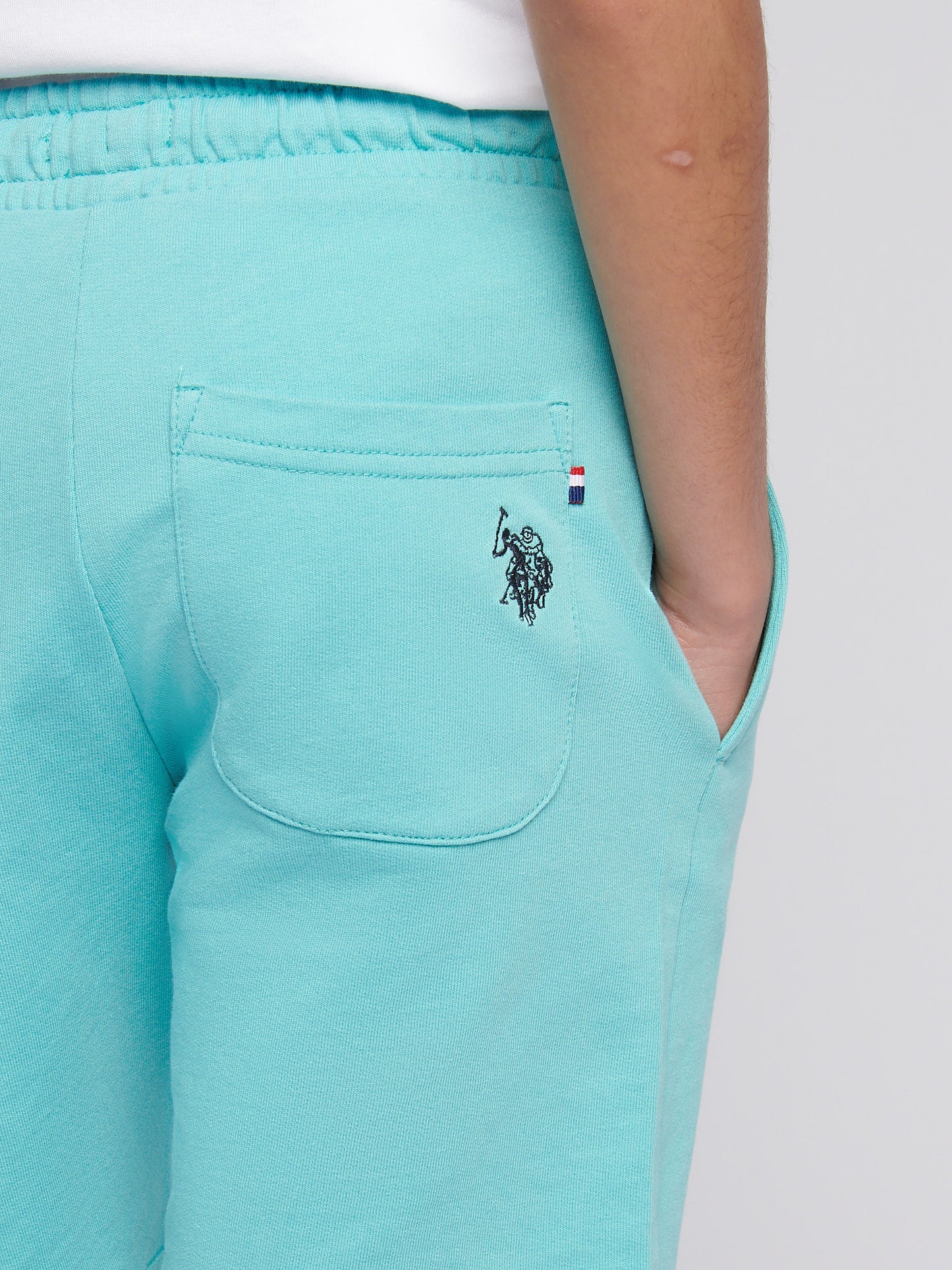 Boys 1890 Sweat Shorts in Aquarelle