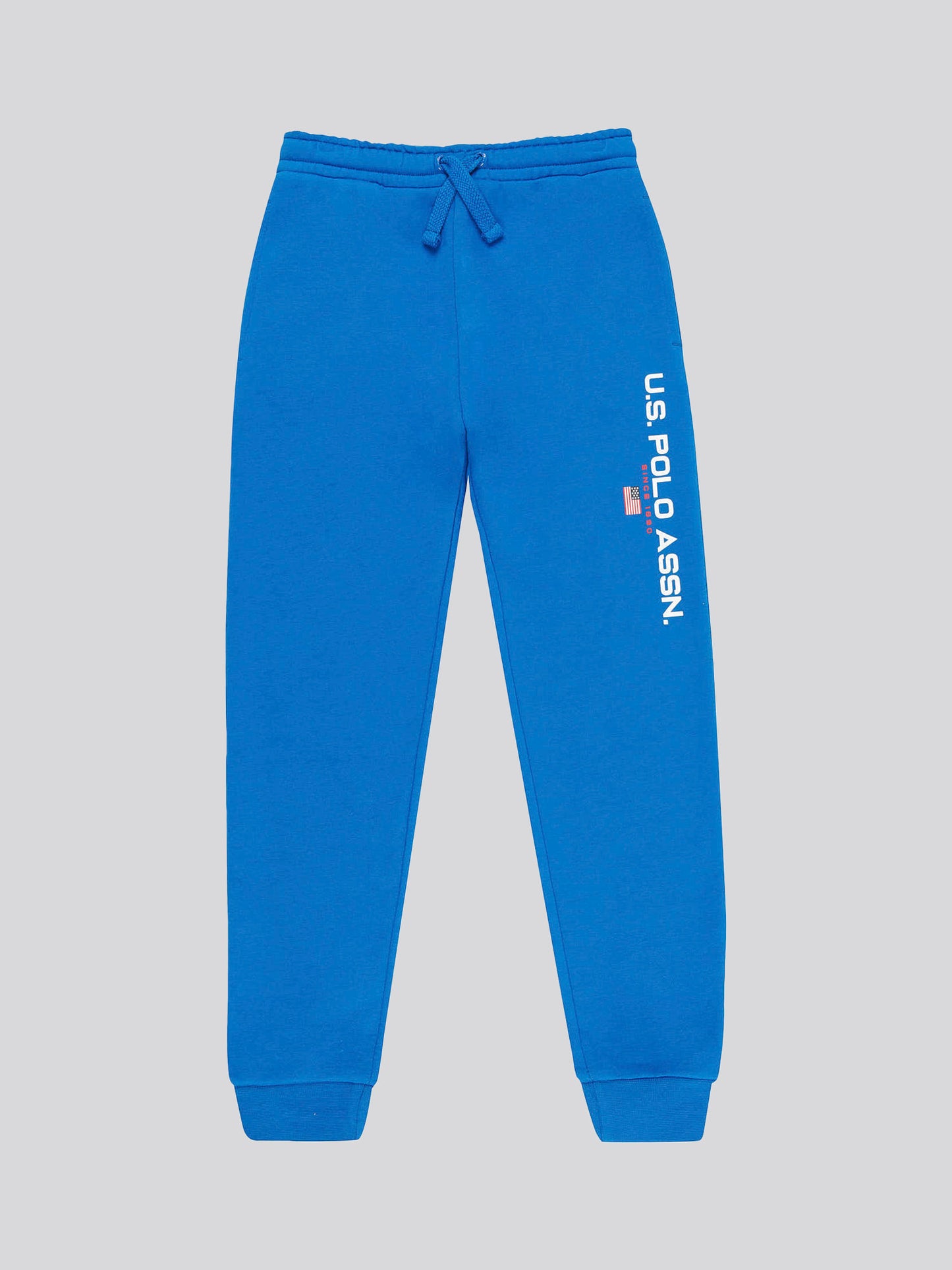 Boys Block Flag Graphic Joggers in Classic Blue