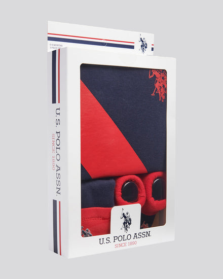 Baby 3 Piece Boxed Baby Gifting Set in Navy