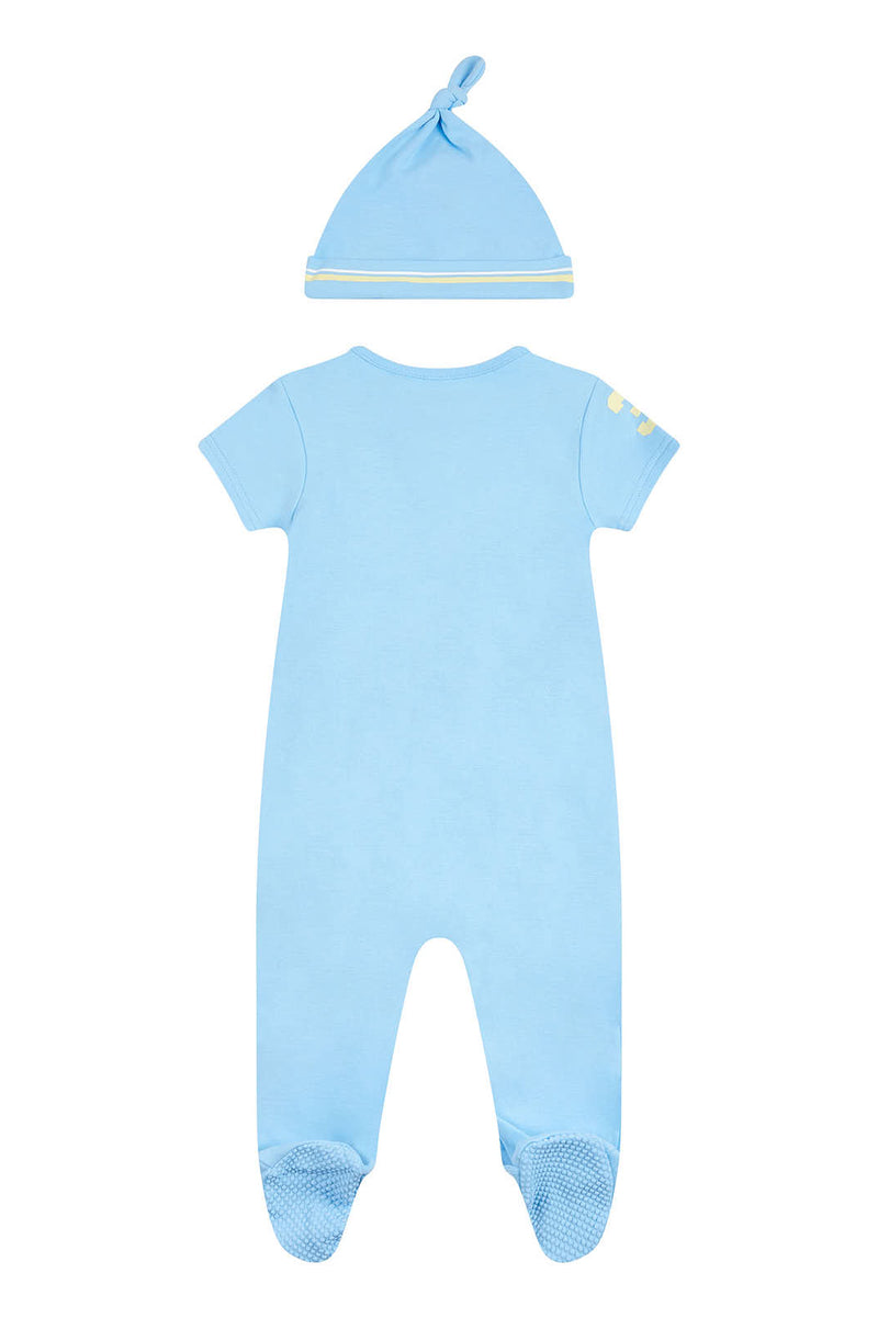 Baby Player 3 Sleepsuit in Blue Bell