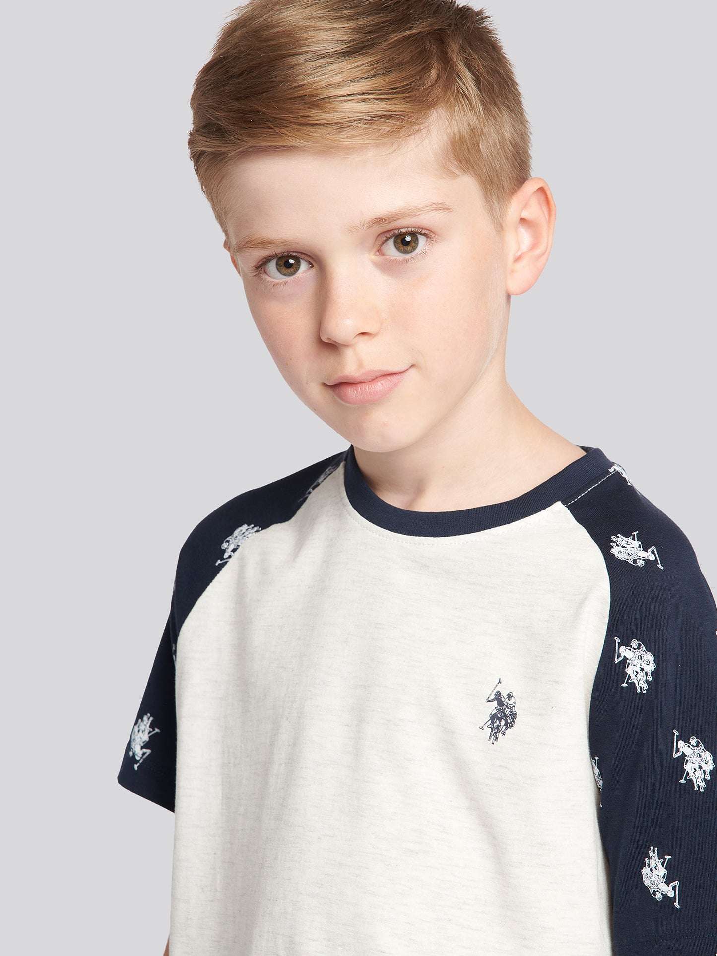 Boys DHM Tee And Trouser Set in Navy Blue