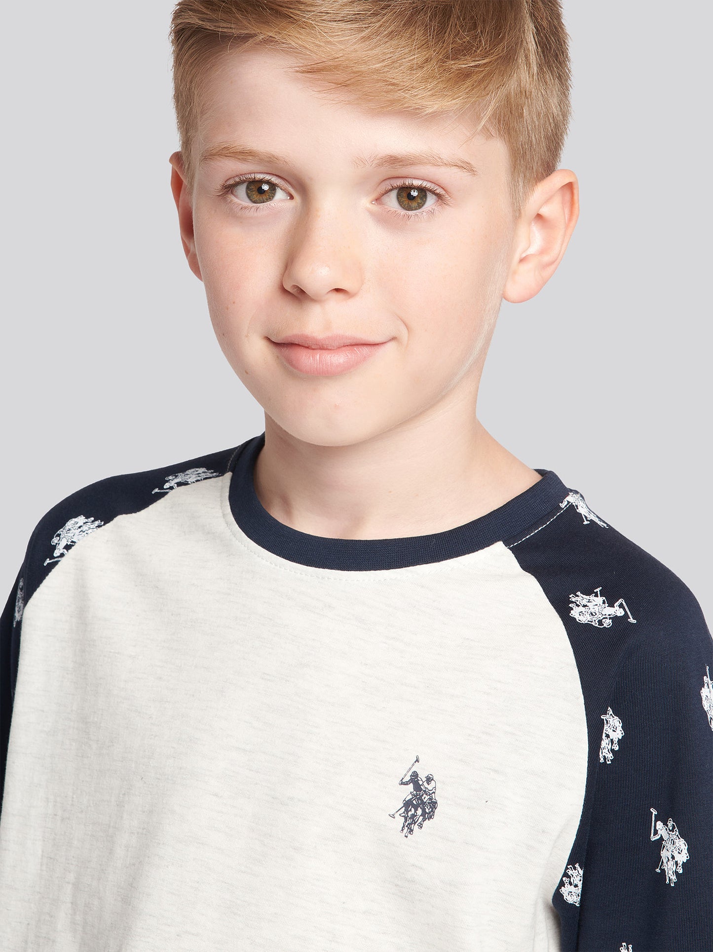 Boys DHM Tee And Trouser Set in Navy Blue