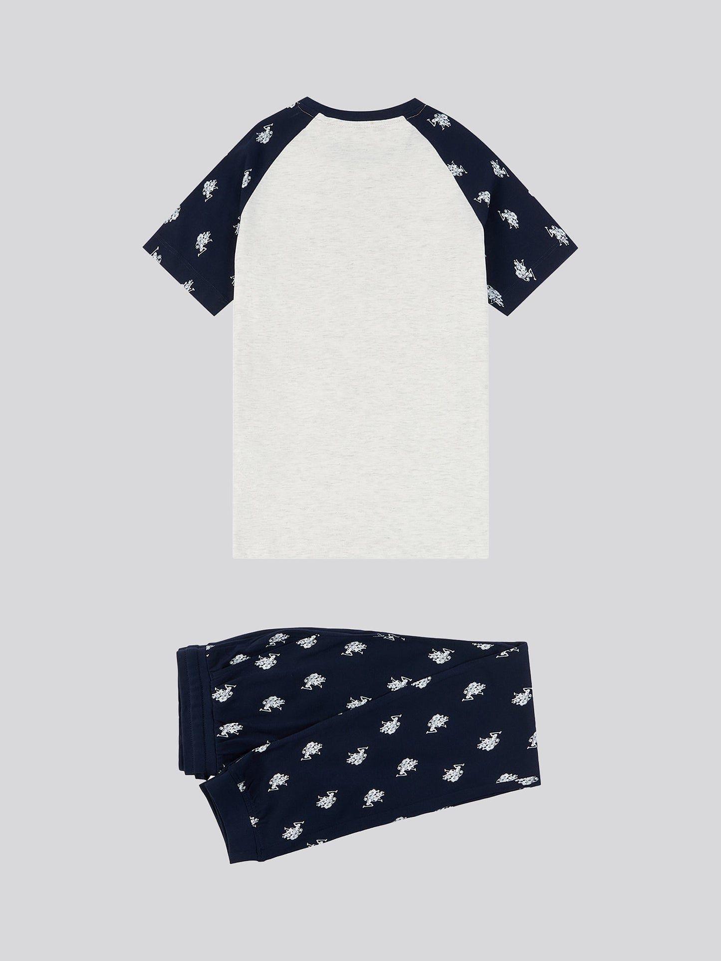 Boys DHM Tee And Trouser Set in Navy Blue