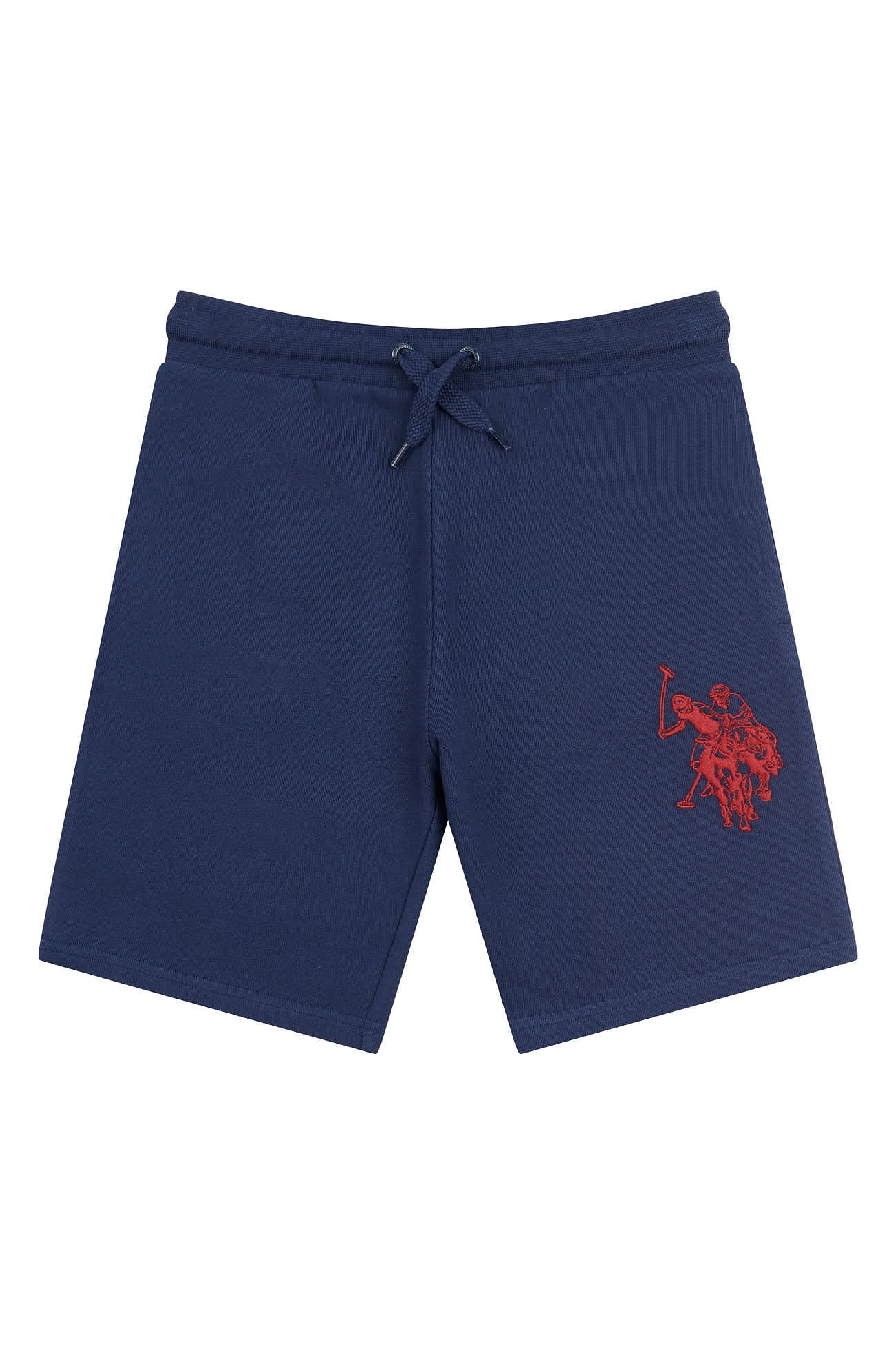 Boys Largo Logo Sweat Shorts in Navy Blue