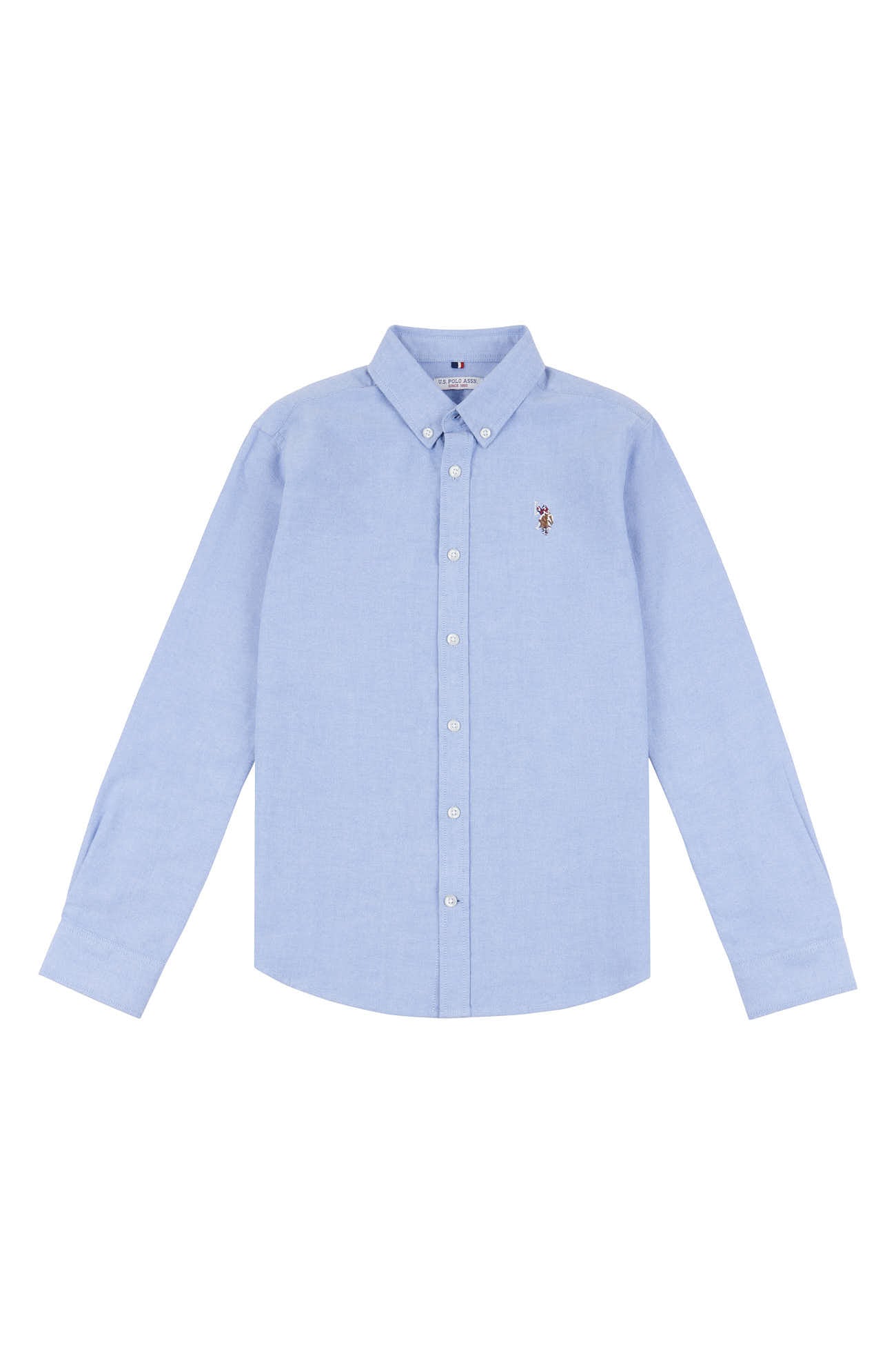 Boys Lifestyle Peached Oxford Shirt in Blue Yonder