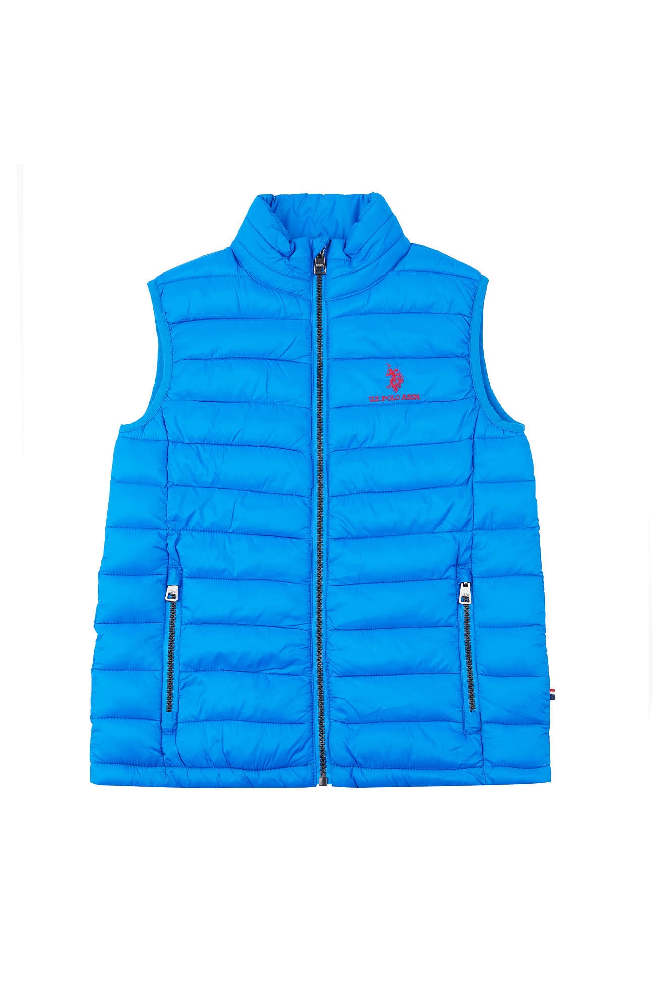 Boys Lightweight Quilted Gilet in Directoire Blue