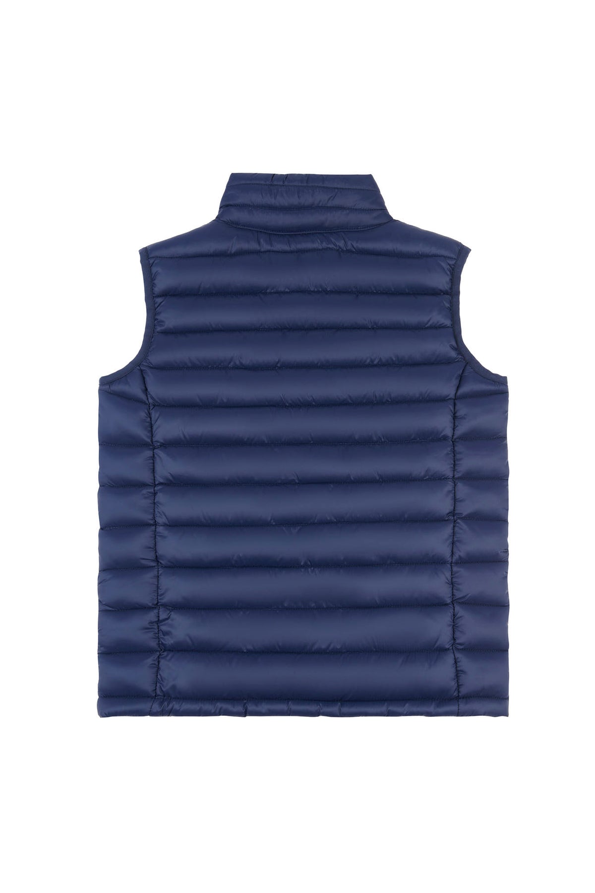 Boys Lightweight Quilted Gilet in Navy Blazer Red DHM
